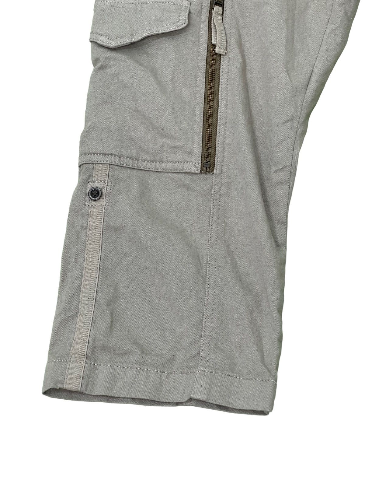 5351 POUR LES HOMMES Japan Brand 5351 Pour Les Hommes Cropped Cargo Pant Slim Size US 30 / EU 46 - 2 Thumbnail