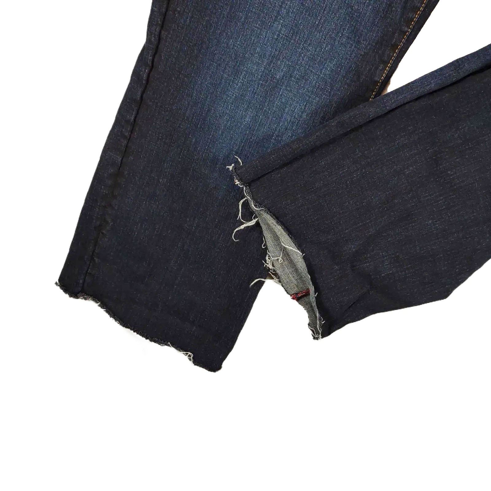 Izod IZOD Men's 36" Dark Wash Stretch Denim Cuff Leg Jeans Size US 36 / EU 52 - 9 Thumbnail