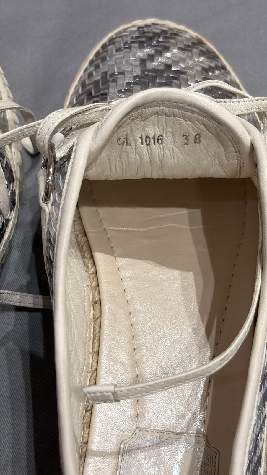 Dior Leather woven espardilles Size US 8 / IT 38 - 7 Thumbnail
