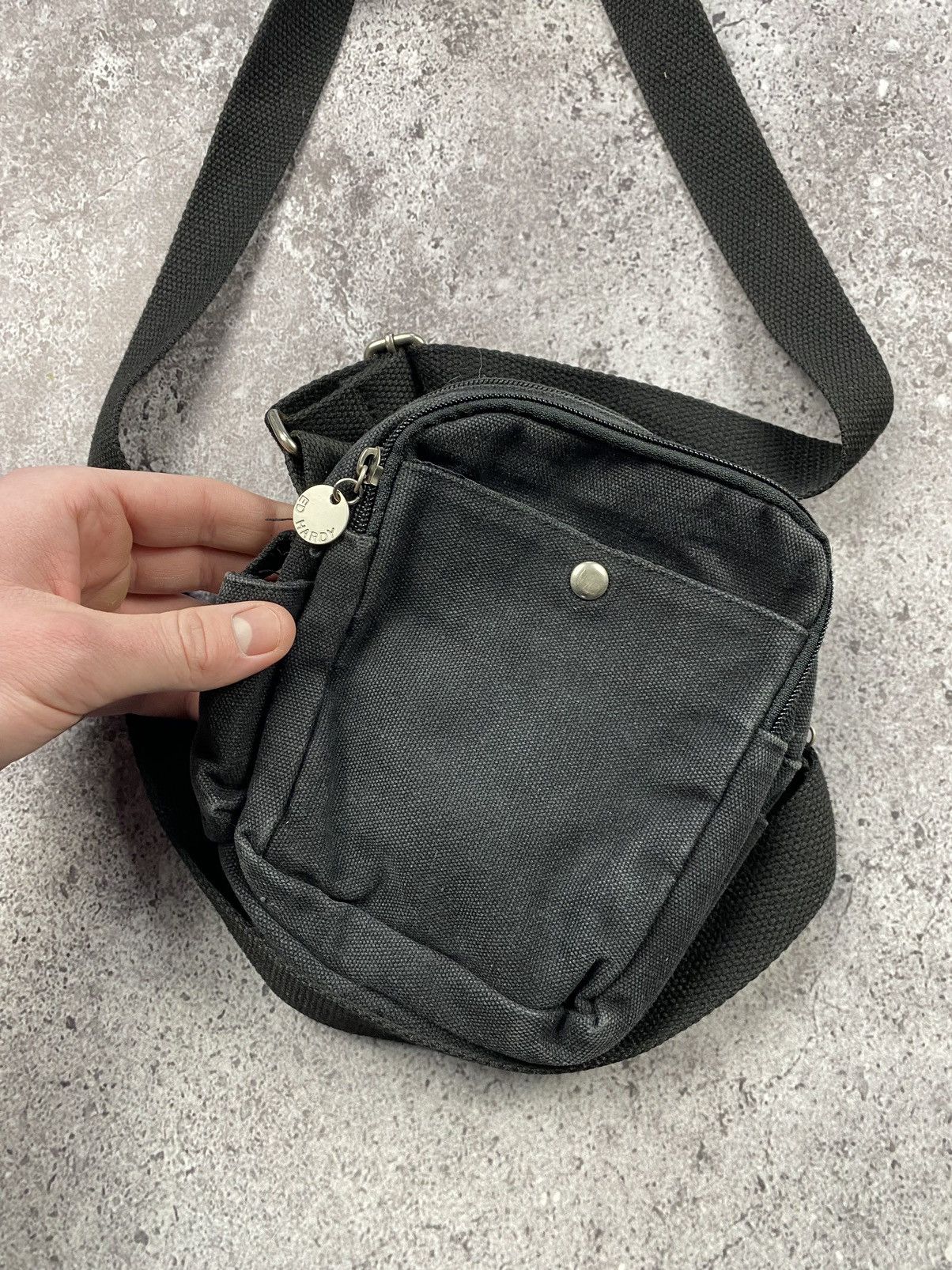 Ed Hardy × Japanese Brand × Vintage Vintage Ed Hardy by Christian Audigier Bag Messenger y2k Size ONE SIZE - 4 Thumbnail
