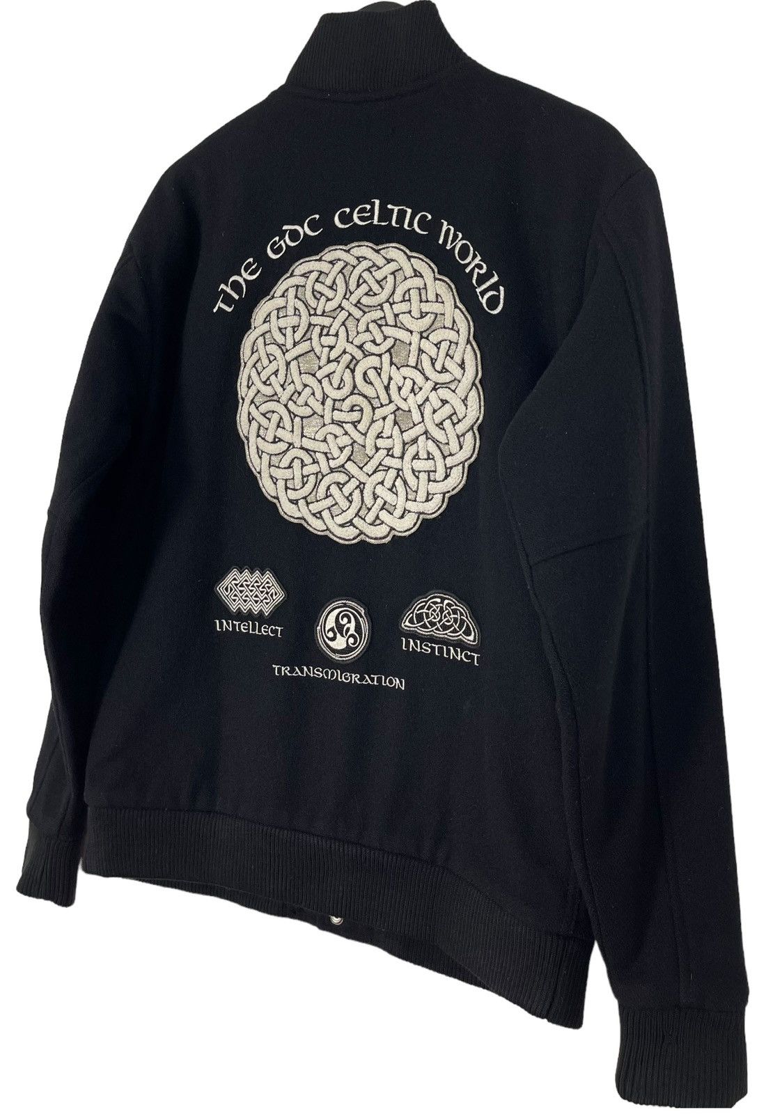 Japanese Brand 2000s Vintage The GDC Celtic World Wool Varsity Jacket Size US S / EU 44-46 / 1 - 5 Thumbnail