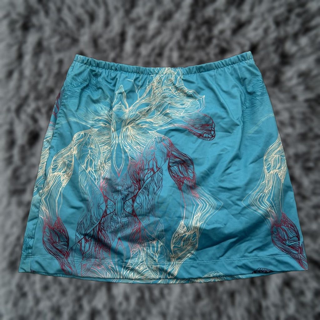 Nike Nike Golf Skort Women 6 Blue Elastic Pockets Breathable Athletic Athleticwear Golf Skort 90s? Size 28" / US 6 / IT 42 - 1 Thumbnail