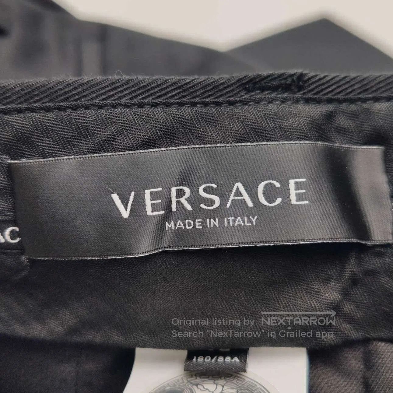 Versace Versace Cotton Solid Color Pants Size 52/XL. Size US 42 / EU 58 - 4 Thumbnail