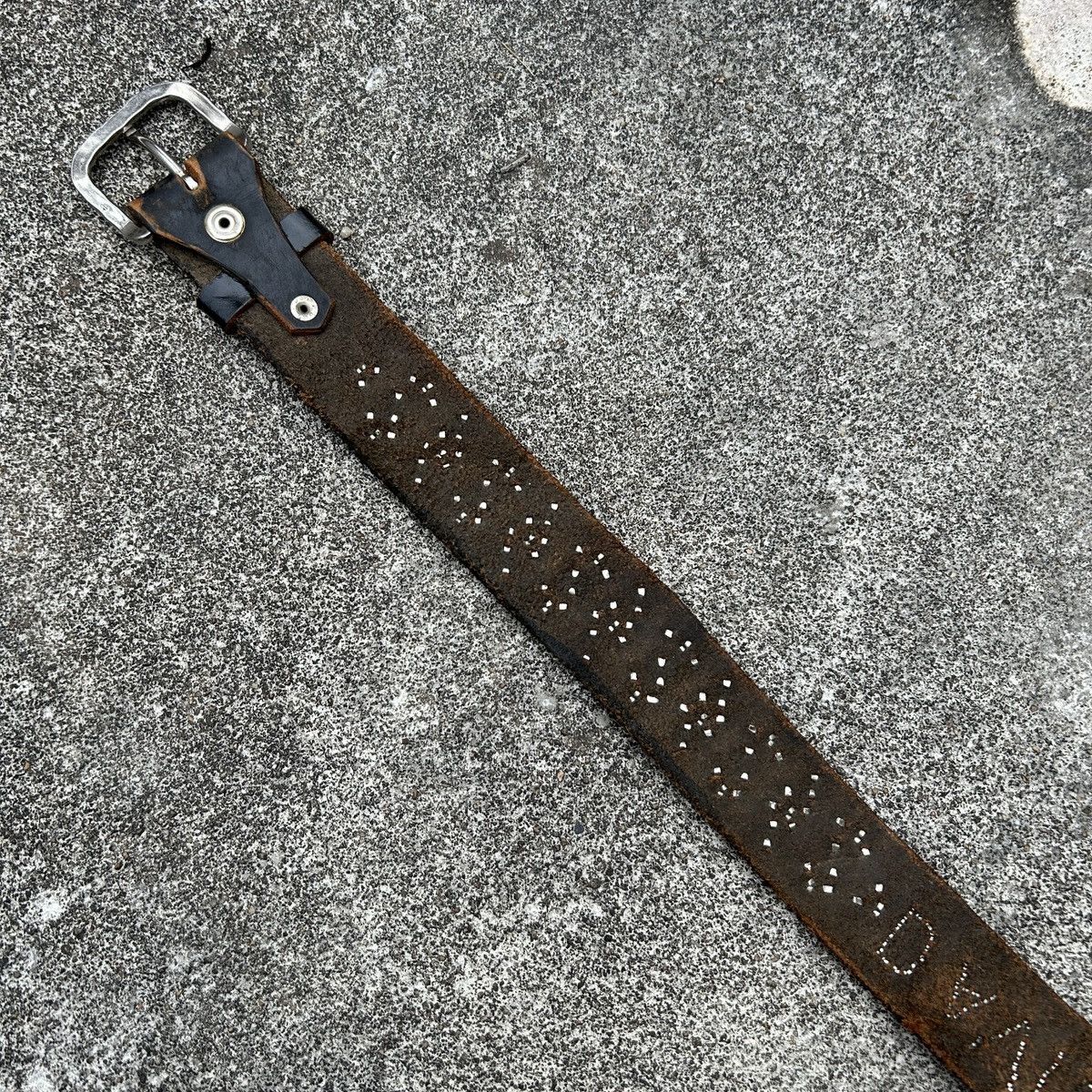 Vintage Vintage studded leather belt Size ONE SIZE - 15 Thumbnail