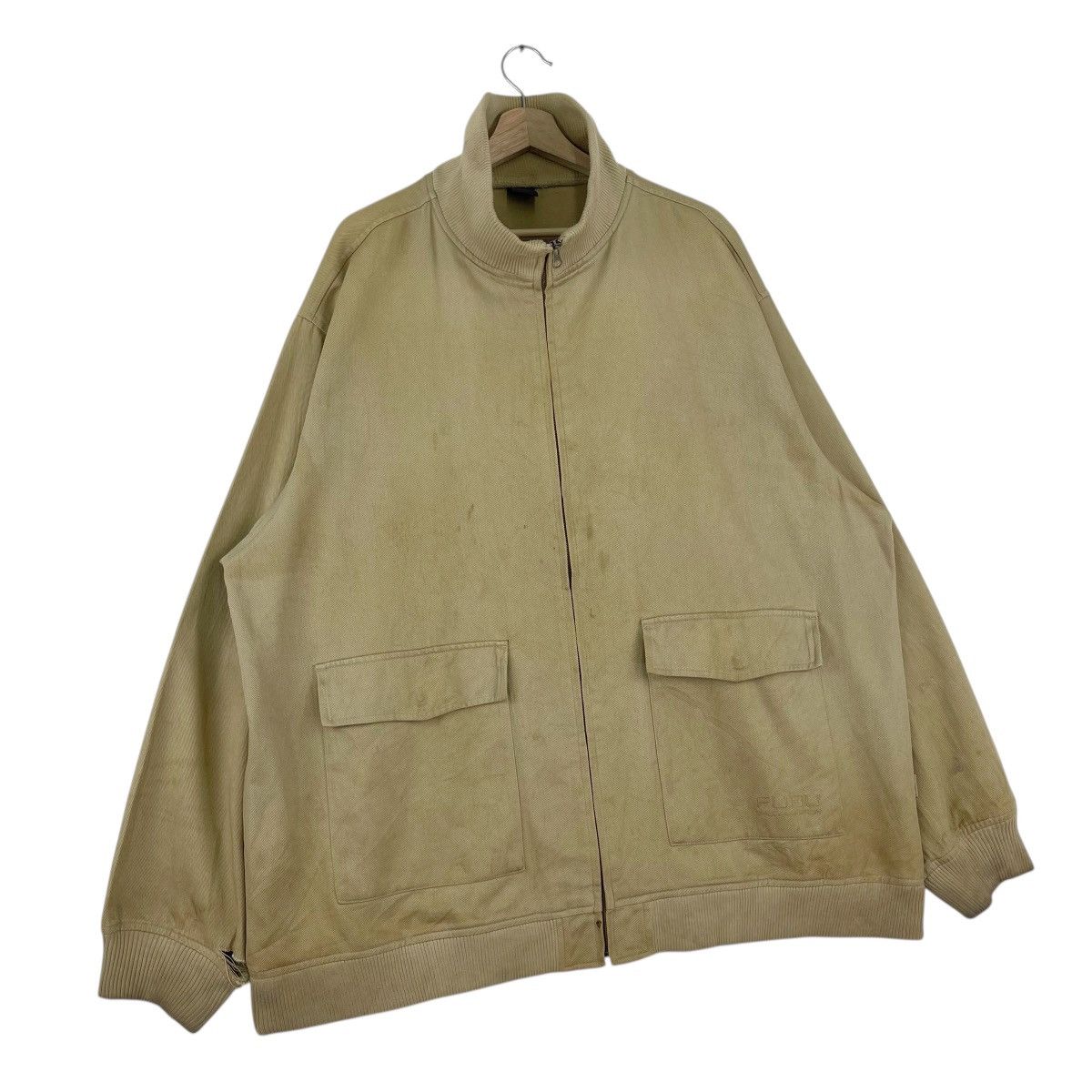Fubu × Vintage Vintage Fubu Beige Full Zip Workwear Jacket Size US XXL / EU 58 / 5 - 3 Thumbnail