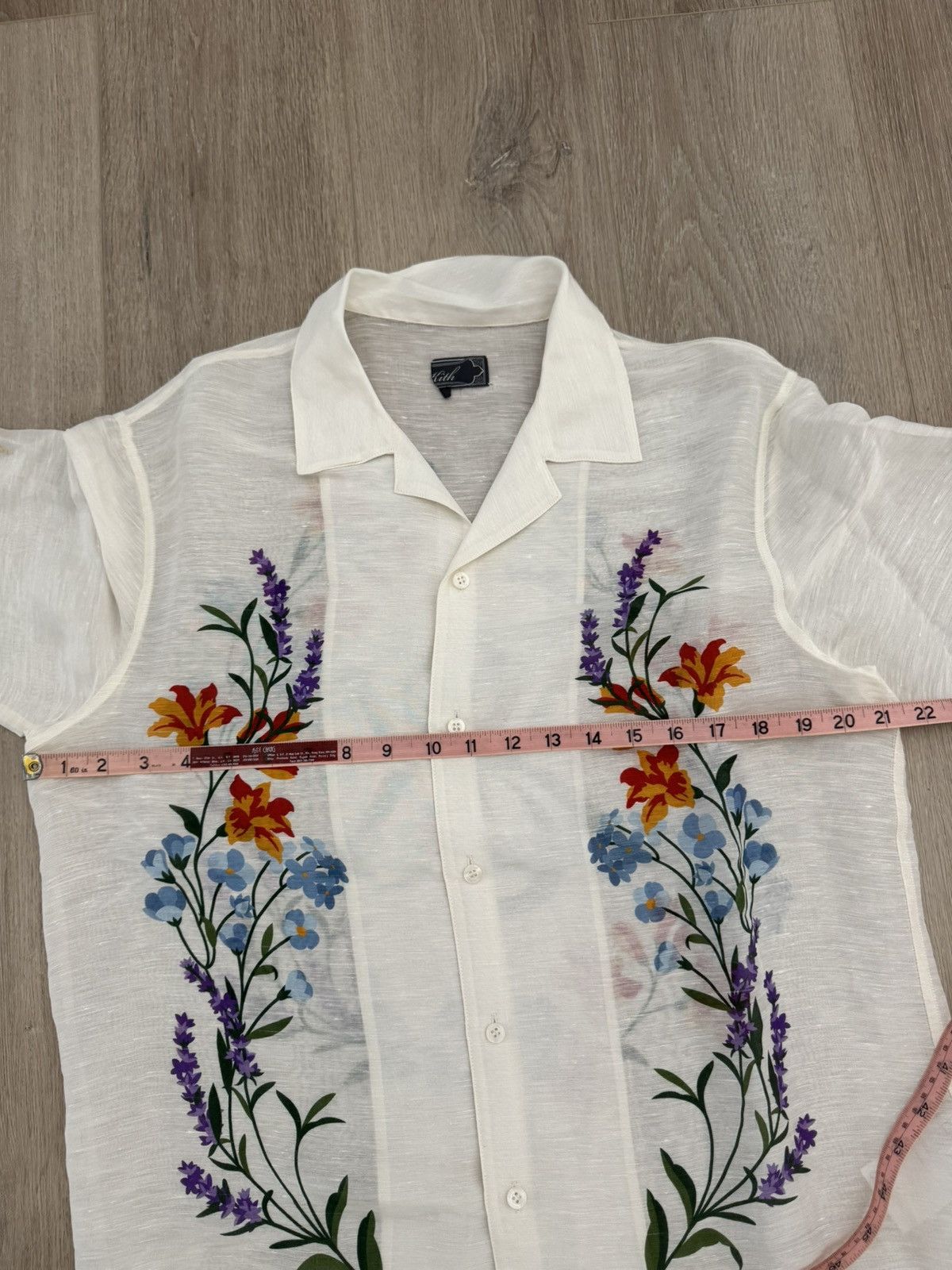 Kith Kith Thompson Floral Camp Collar Silk Short Sleeve Shirt Size US S / EU 44-46 / 1 - 7 Thumbnail