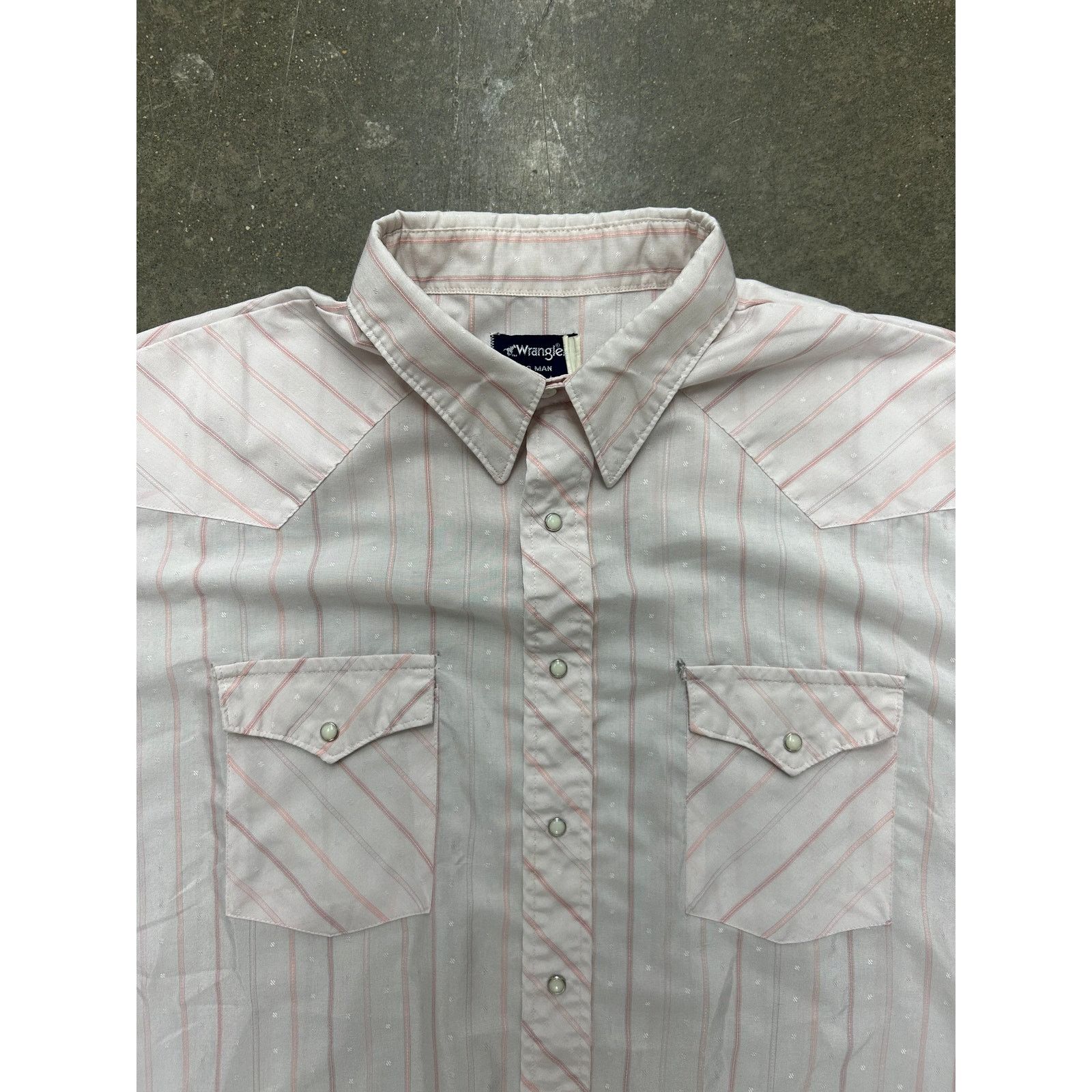 Wrangler Wrangler Pearl Snap Cropped Button-Up Y2K Shirt size 2XL Size US XXL / EU 58 / 5 - 4 Thumbnail
