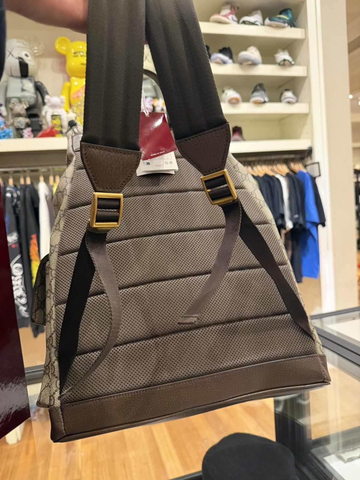 Gucci Gucci Ophidia GG Canvas Large Backpack Size ONE SIZE - 7 Thumbnail