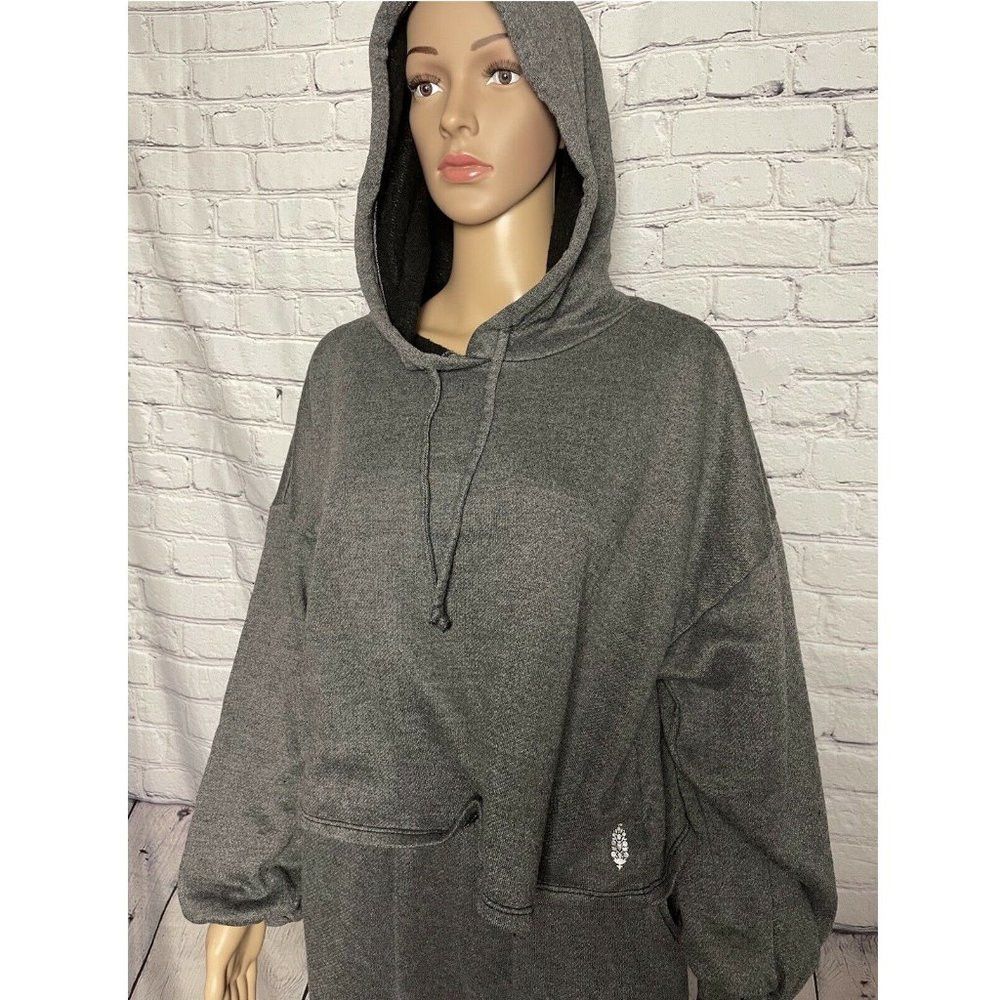 Free People NWT New $68 Free People Movement Hoodie Grey Size L Size L / US 10 / IT 46 - 6 Thumbnail