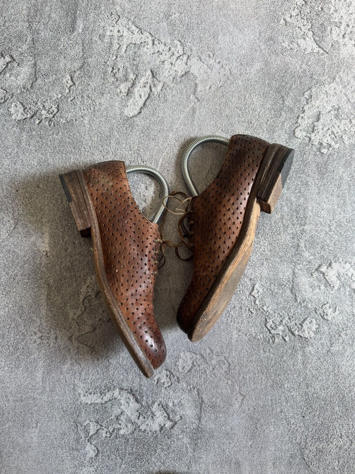 Shoto Shoto 37size leather handcrafted low top shoes boots retro Size US 7 / IT 37 - 9 Thumbnail
