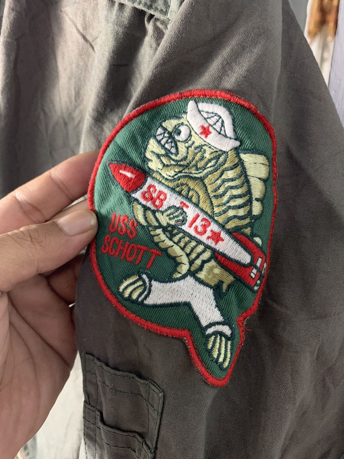 Schott Vintage Schott CWU Intermediate Bomber Jacket like MA 2 Size US XS / EU 42 / 0 - 6 Thumbnail