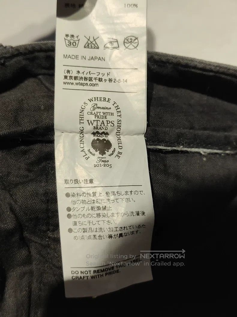 Wtaps Wtaps size 2 Wax-Dyed Heavy Wash Military Pants Size US 32 / EU 48 - 7 Thumbnail