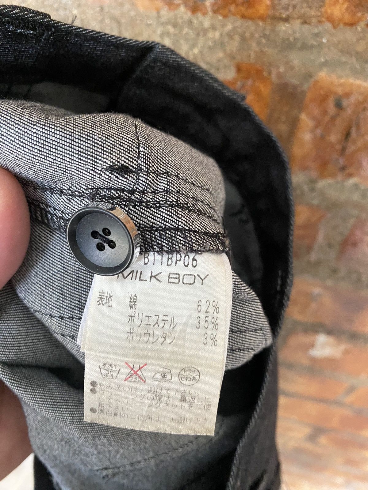Japanese Brand 1990s MILKBOY bondage zipper skinny pants Size US 30 / EU 46 - 15 Thumbnail
