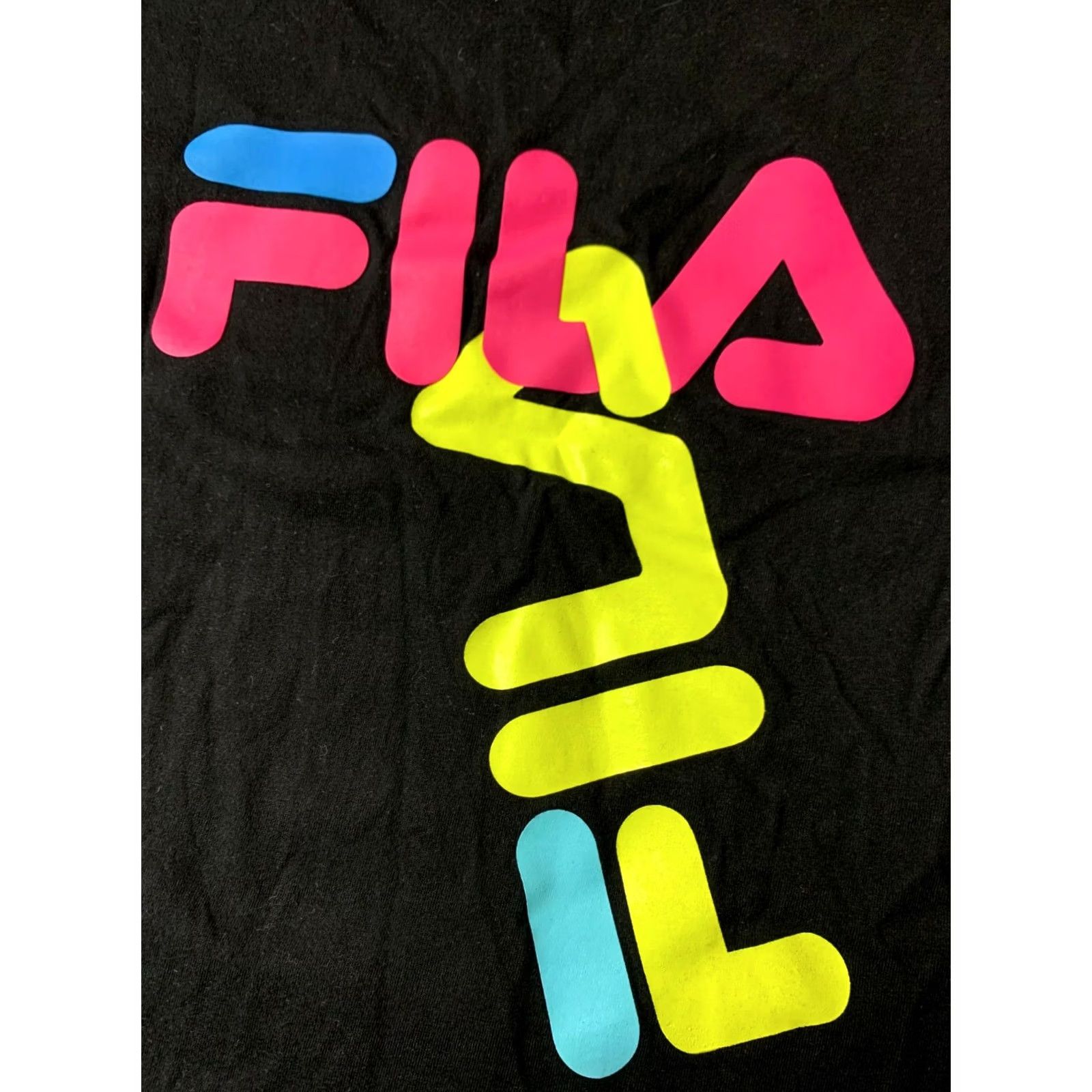 Fila FILA Shirt Mens T-Shirt Jersey Black Medium Size US M / EU 48-50 / 2 - 3 Thumbnail