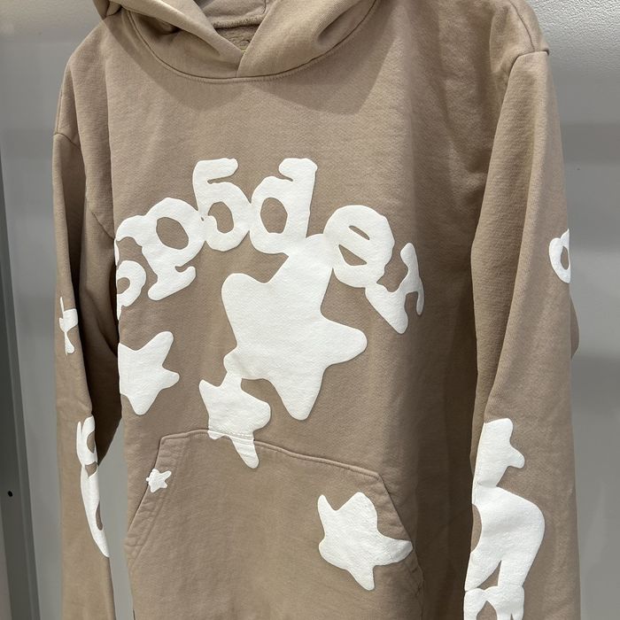 Spider Worldwide Sp5der Beluga Hoodie Sand | Grailed