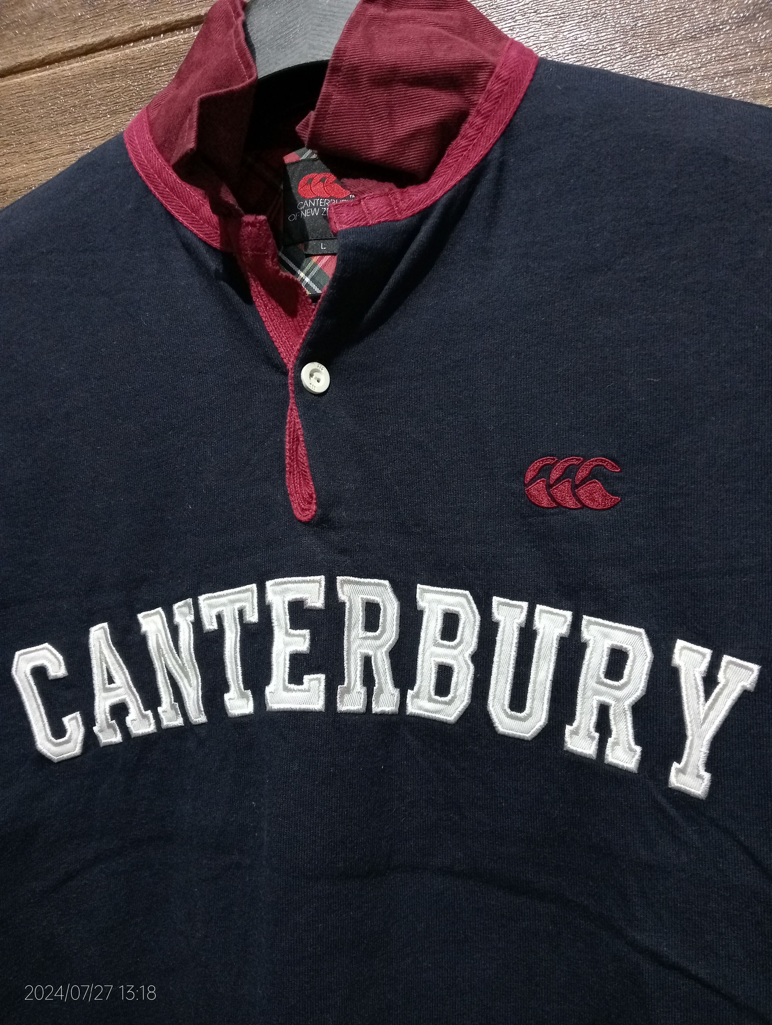 Canterbury of New Zealand Vintage Canterbury Spellout Polo Rugby Shirt Size US M / EU 48-50 / 2 - 2 Thumbnail