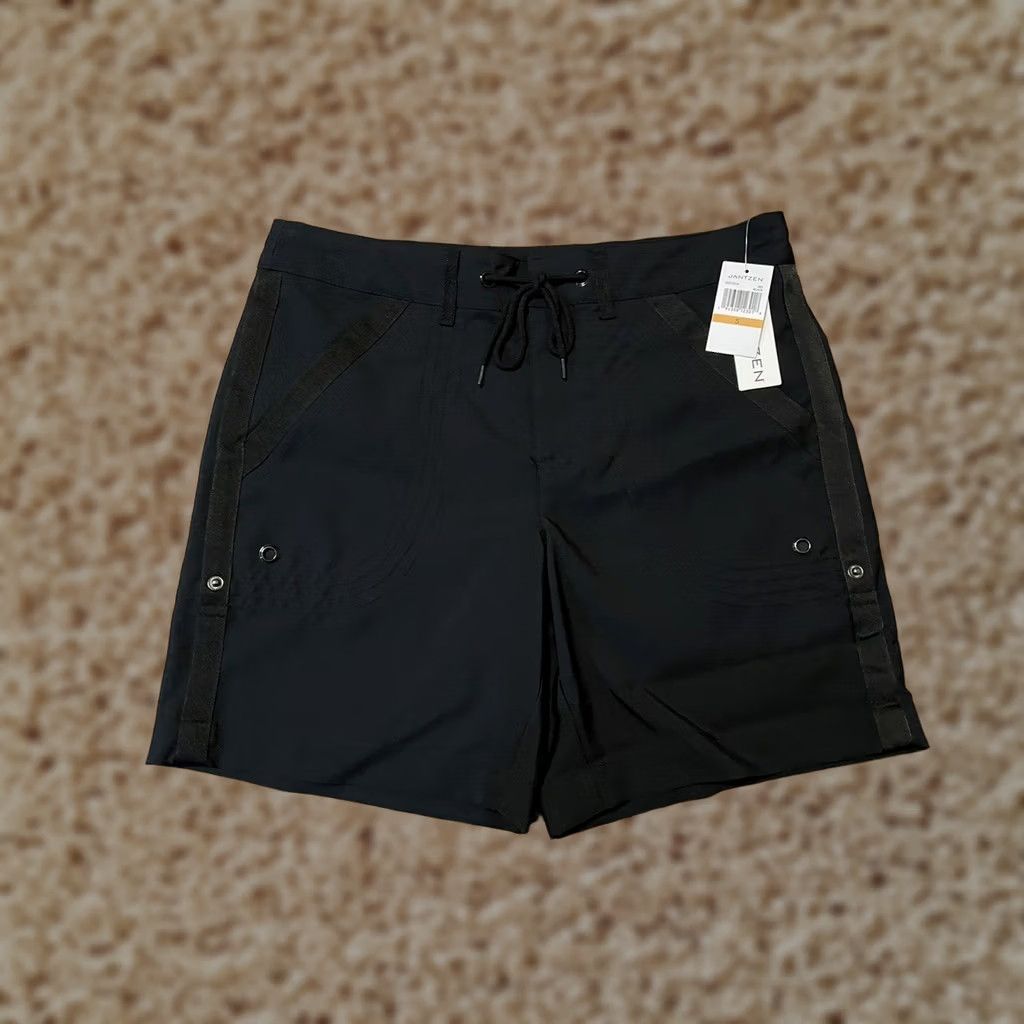 Jantzen Jantzen Solids Walking Shorts Black Men's S Sporty Rolled Brand New! Size US 29 - 1 Thumbnail