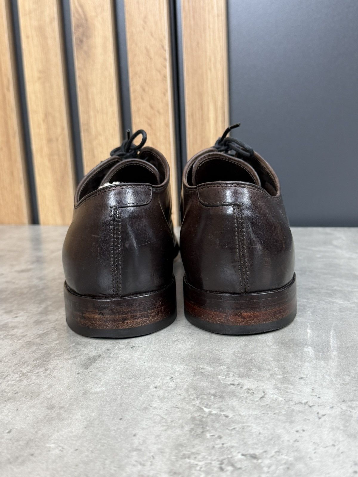 Officine Creative Officine Creative Brown Leather Lace Up Shoes Size 42 Size US 9 / EU 42 - 4 Thumbnail
