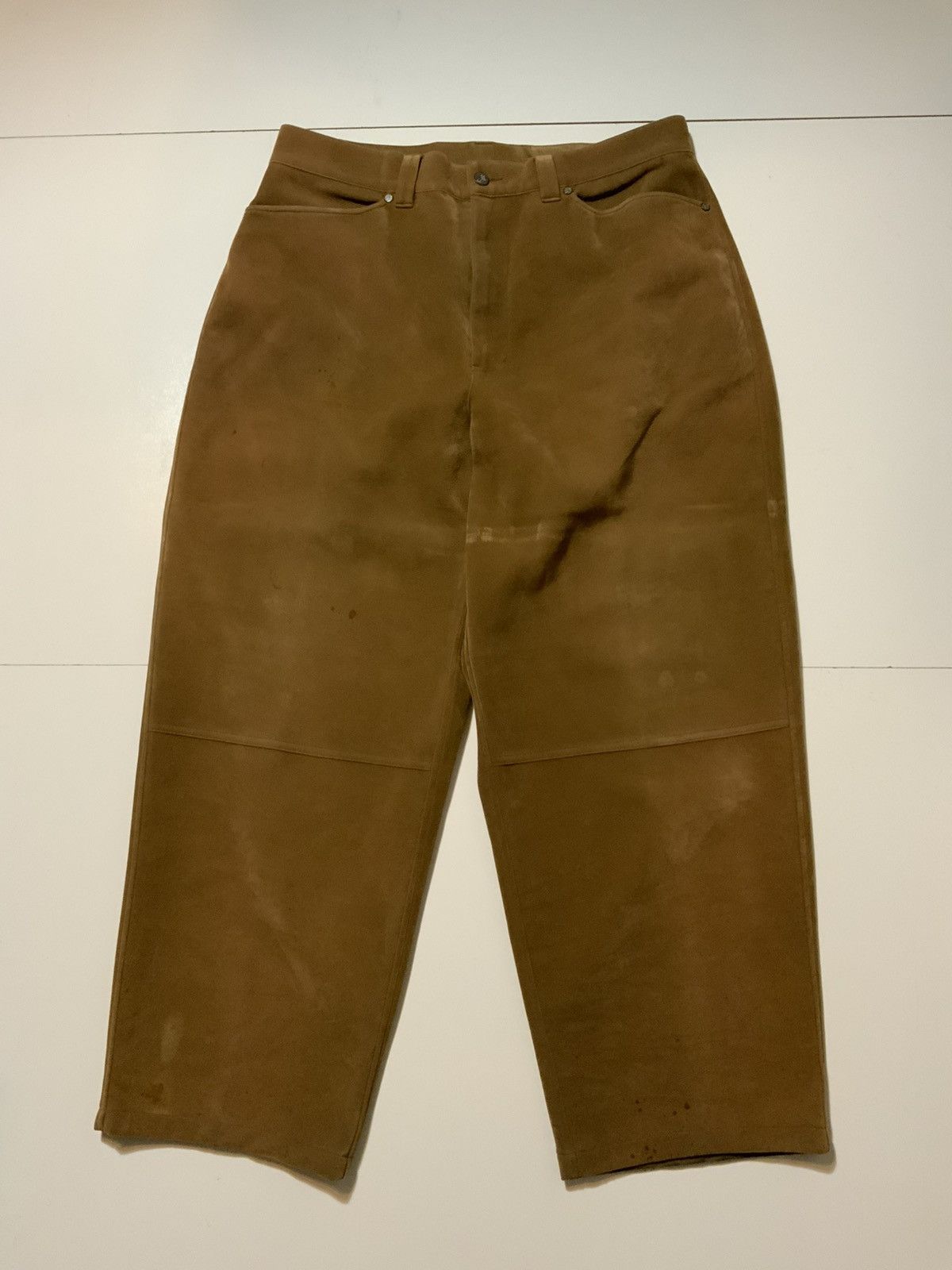Pelle Pelle × Vintage 90s Y2K 2000s Pelle Pelle City Slicker Faux Leather Pants Size US 36 / EU 52 - 2 Thumbnail