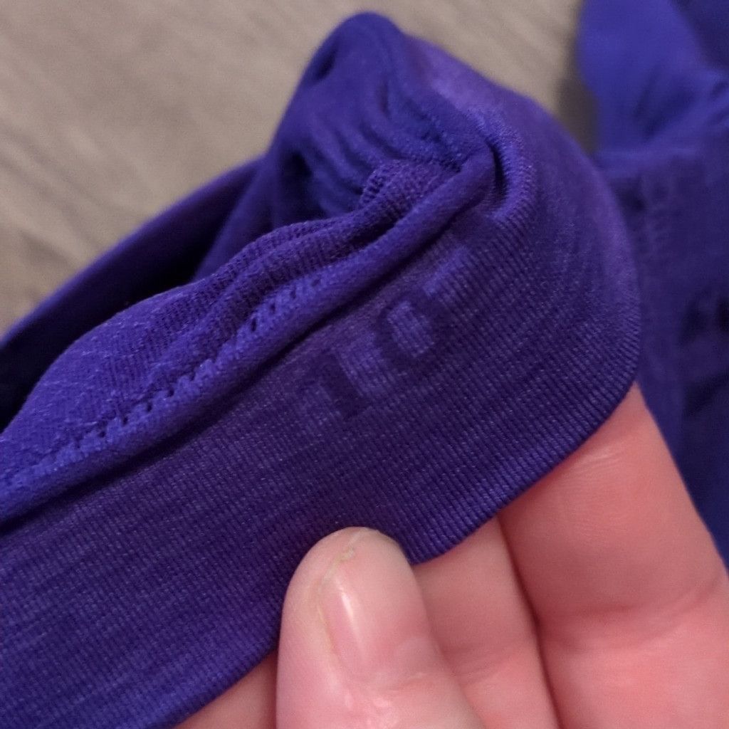 Lululemon Lululemon In The Flow Crop II Heathered Iris Flower Size 10 Size 32" / US 10 / IT 46 - 3 Thumbnail