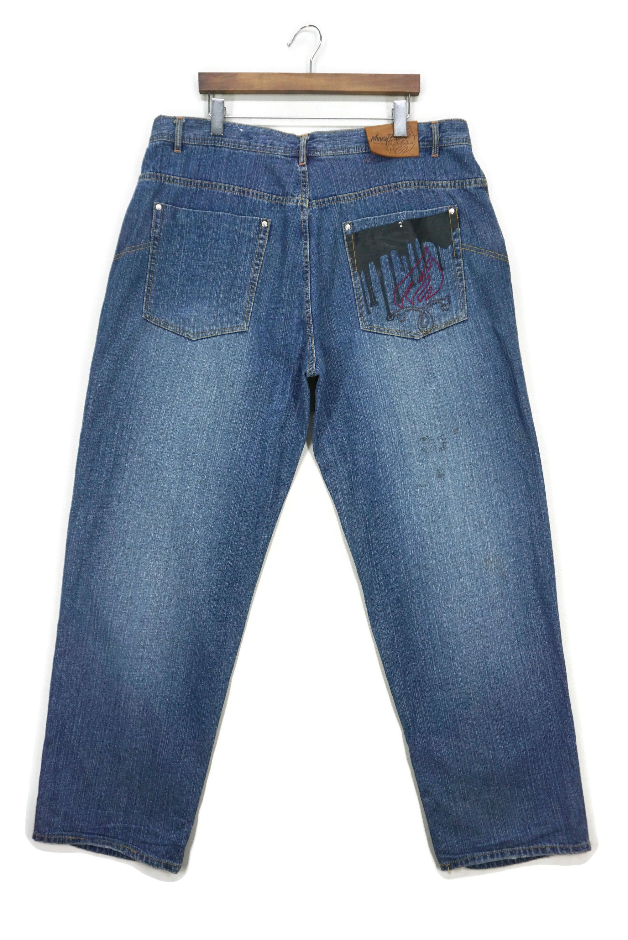 Vintage Johnny Blaze Jeans Size W42xL35 Y2K Baggy Hip Hop Denim Size US 42 / EU 58 - 1 Thumbnail