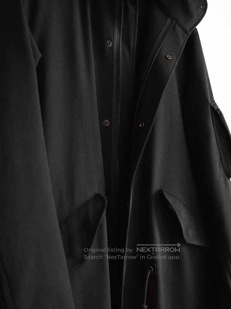 Yohji Yamamoto Yohji Yamamoto 24AW fish tail hooded coat| Size US S / EU 44-46 / 1 - 8 Thumbnail