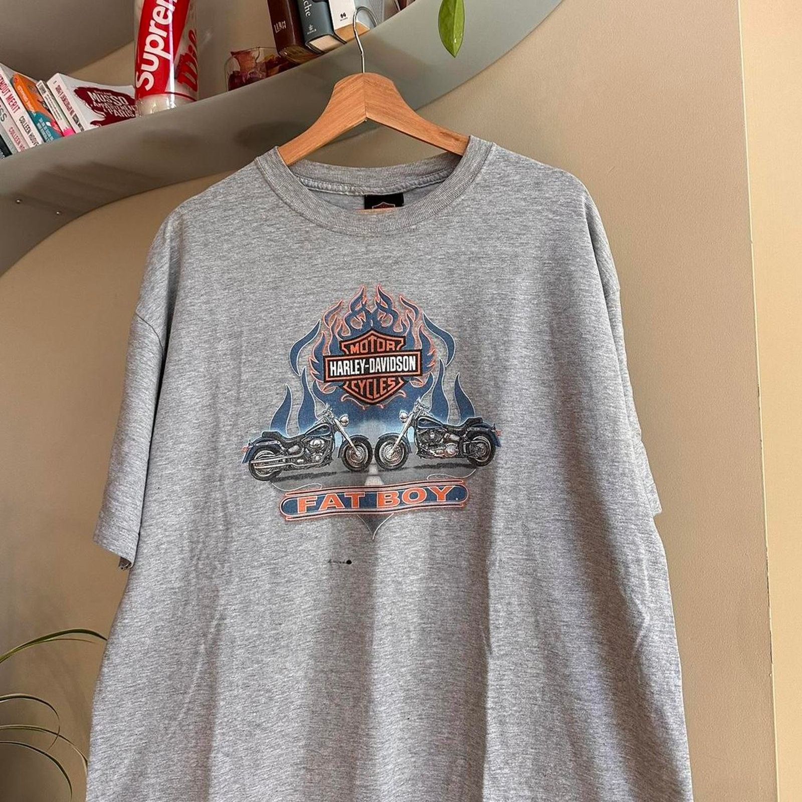 Harley Davidson Vintage Harley Davidson Fat Boy Shirt Size US XL / EU 56 / 4 - 2 Thumbnail