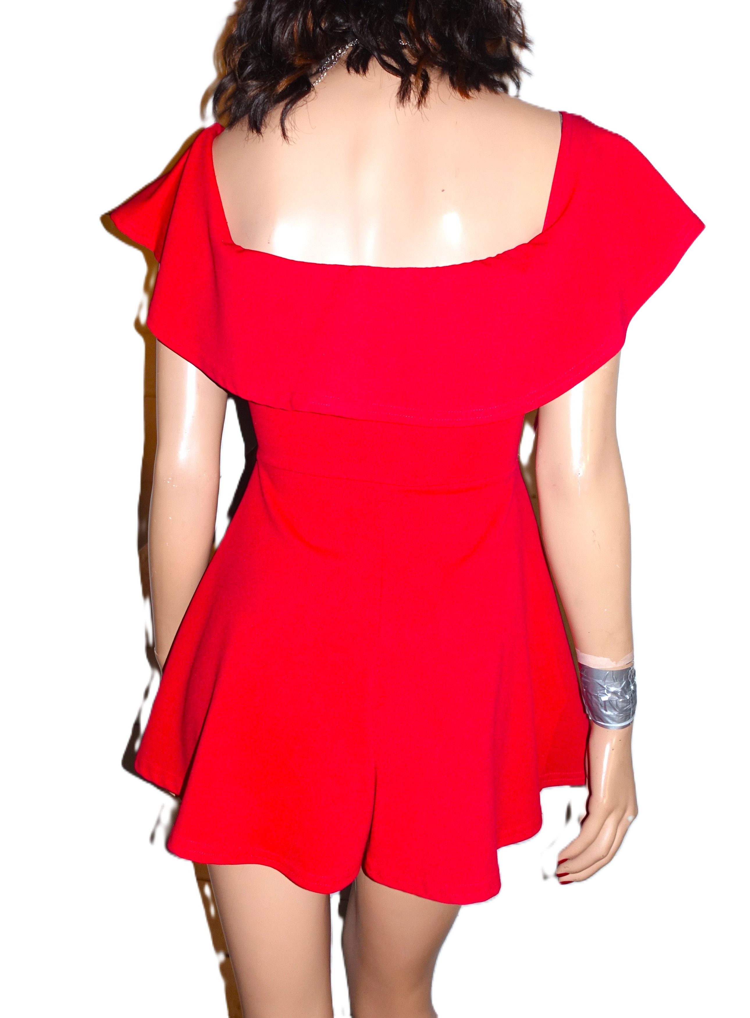 Nasty Gal Nasty Gal Collection Red Romper 4 Size 27" / US 4 / IT 40 - 5 Thumbnail