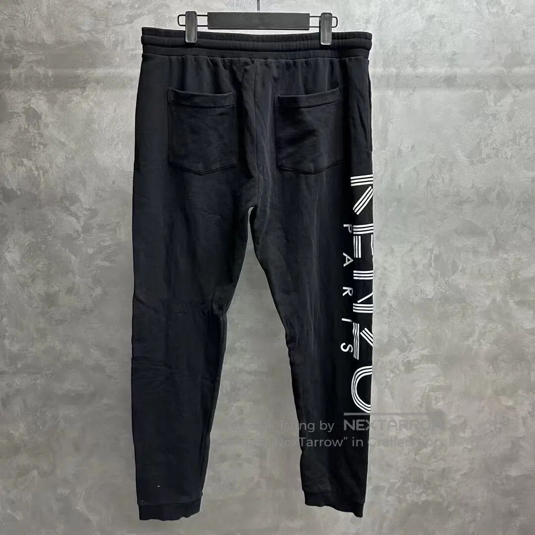 Kenzo kenzo size XL Letter-printed drawstring sports pants| Size US 34 / EU 50 - 4 Thumbnail
