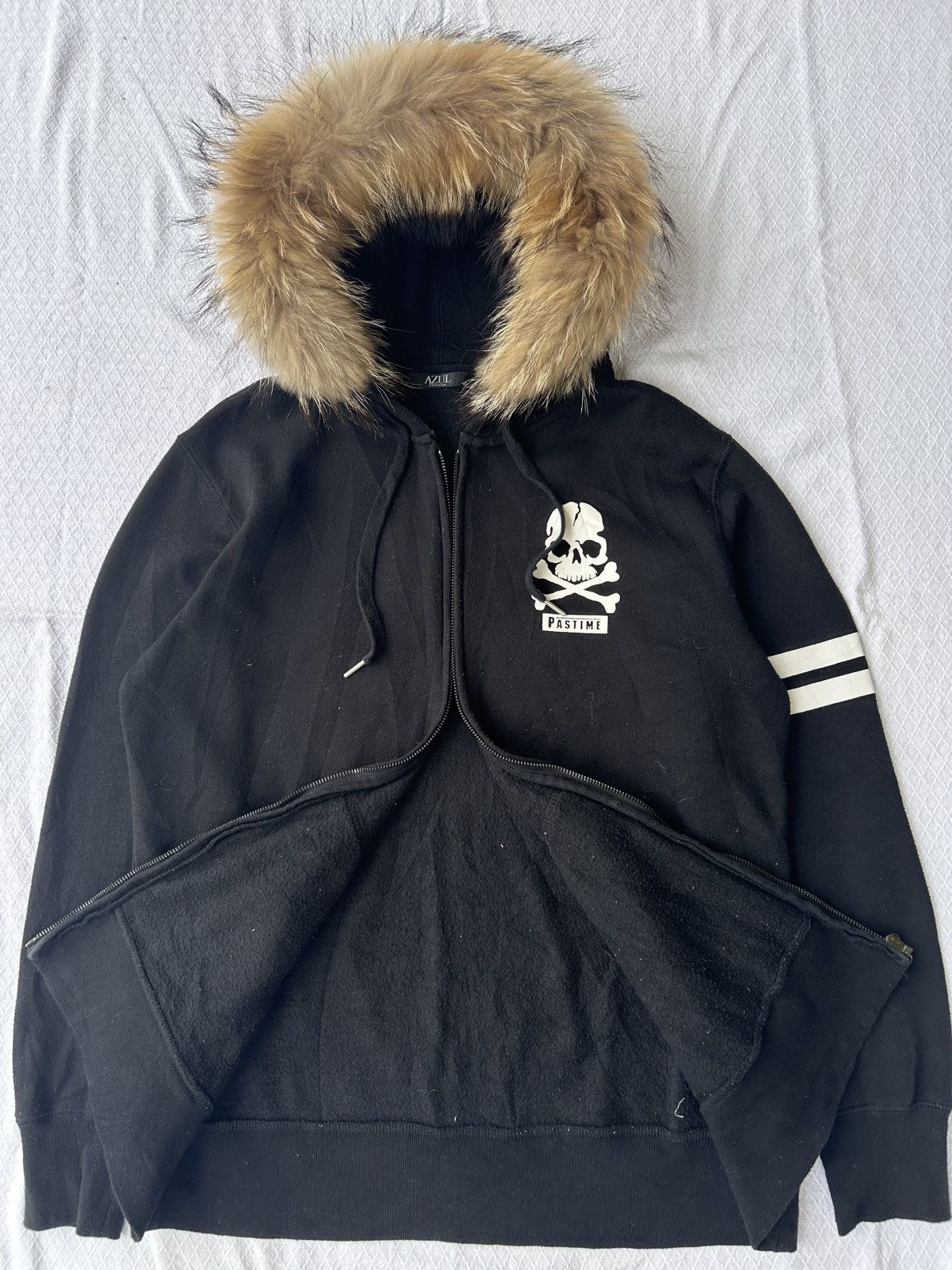 Japanese Brand Azul japanese style fur zip hoodie Size US L / EU 52-54 / 3 - 3 Thumbnail