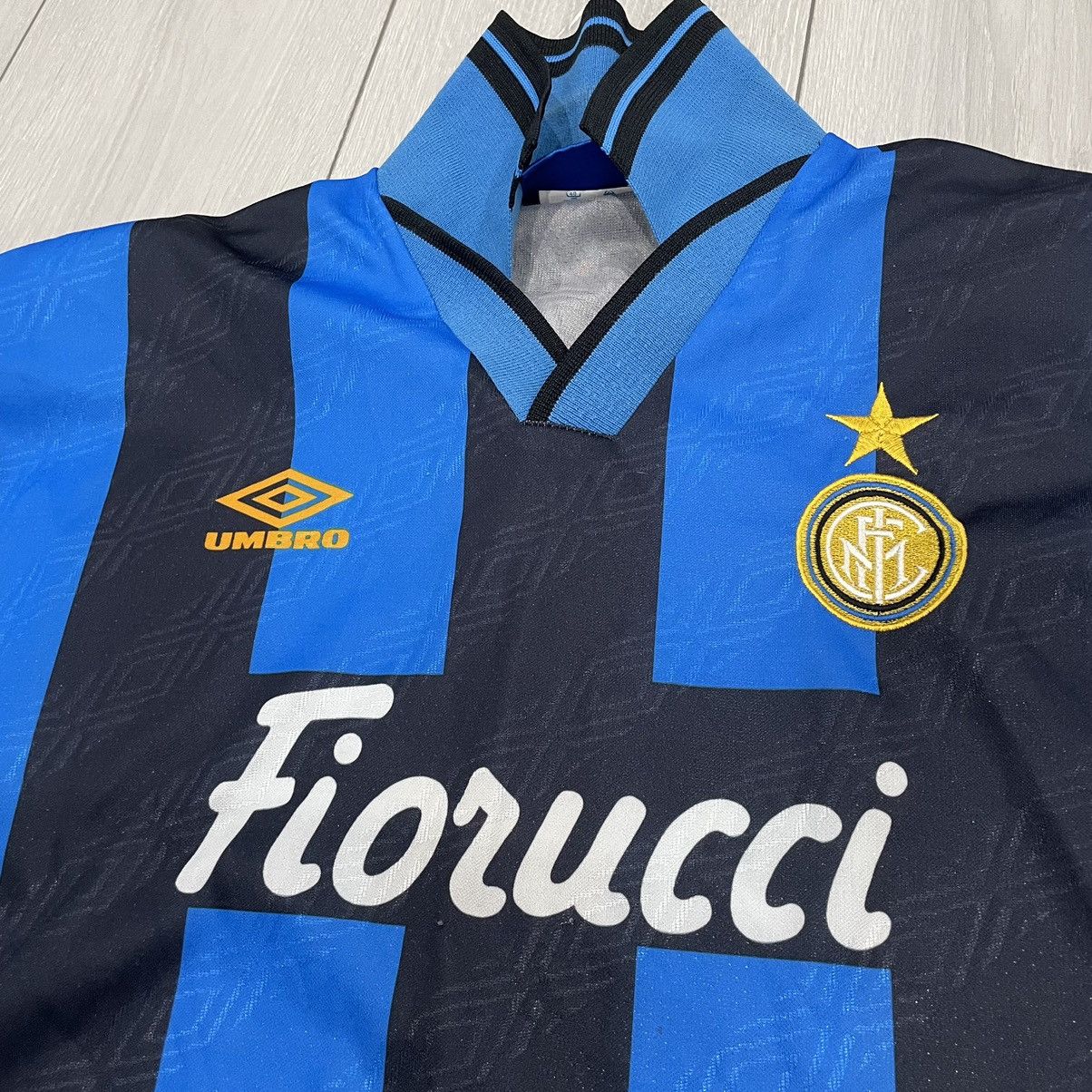 Pro Player Retro Fiorucci 90s Inter Milan magila umbro Shirt Jersey 93 Size US M / EU 48-50 / 2 - 2 Thumbnail