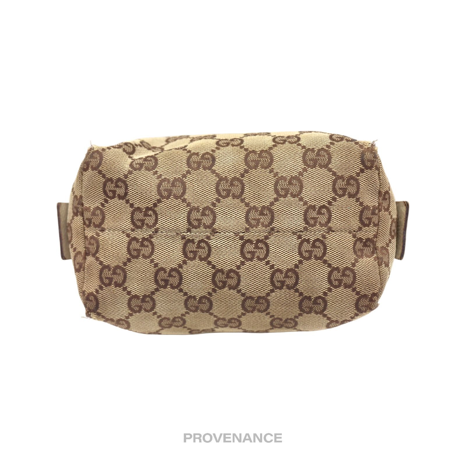 Gucci 🔴 Gucci GG Canvas Zip Pouch - Brown Ivory Size ONE SIZE - 7 Thumbnail