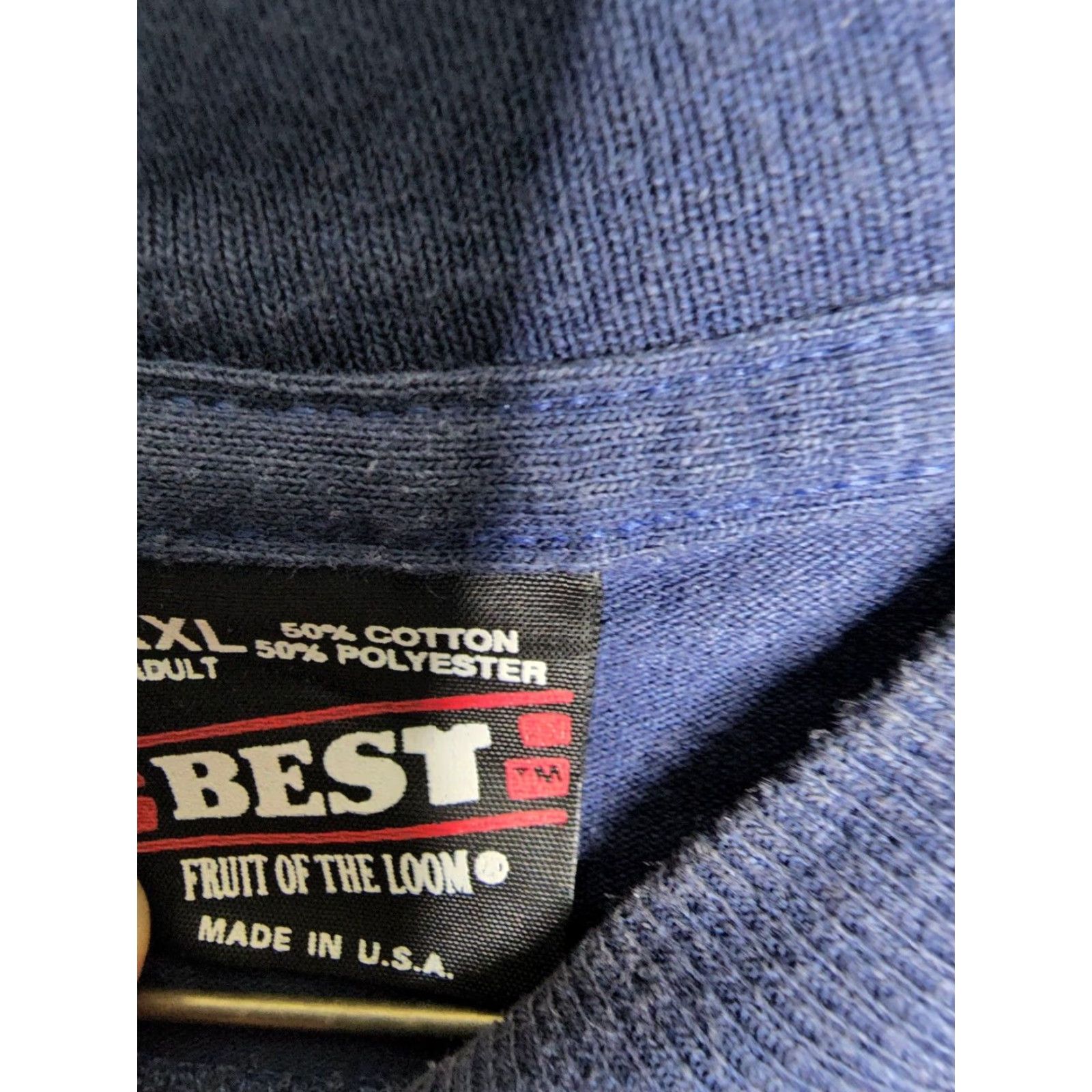 Vintage VINTAGE Screen Stars T-Shirt Mens 2XL Blue Crew Neck Short Sleeve Law Enforcement Consequences of Crime 80s Graphic Print Cotton Blend Blue Size US XXL / EU 58 / 5 - 5 Thumbnail