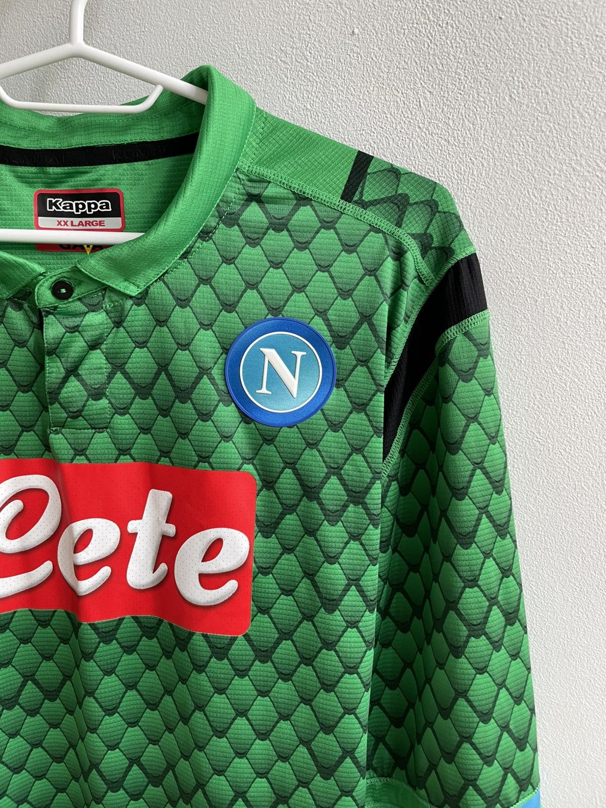 Vintage Napoli 2018 2019 Goalkeeper Home Shirt Football Soccer Jersy Size US XXL / EU 58 / 5 - 4 Thumbnail