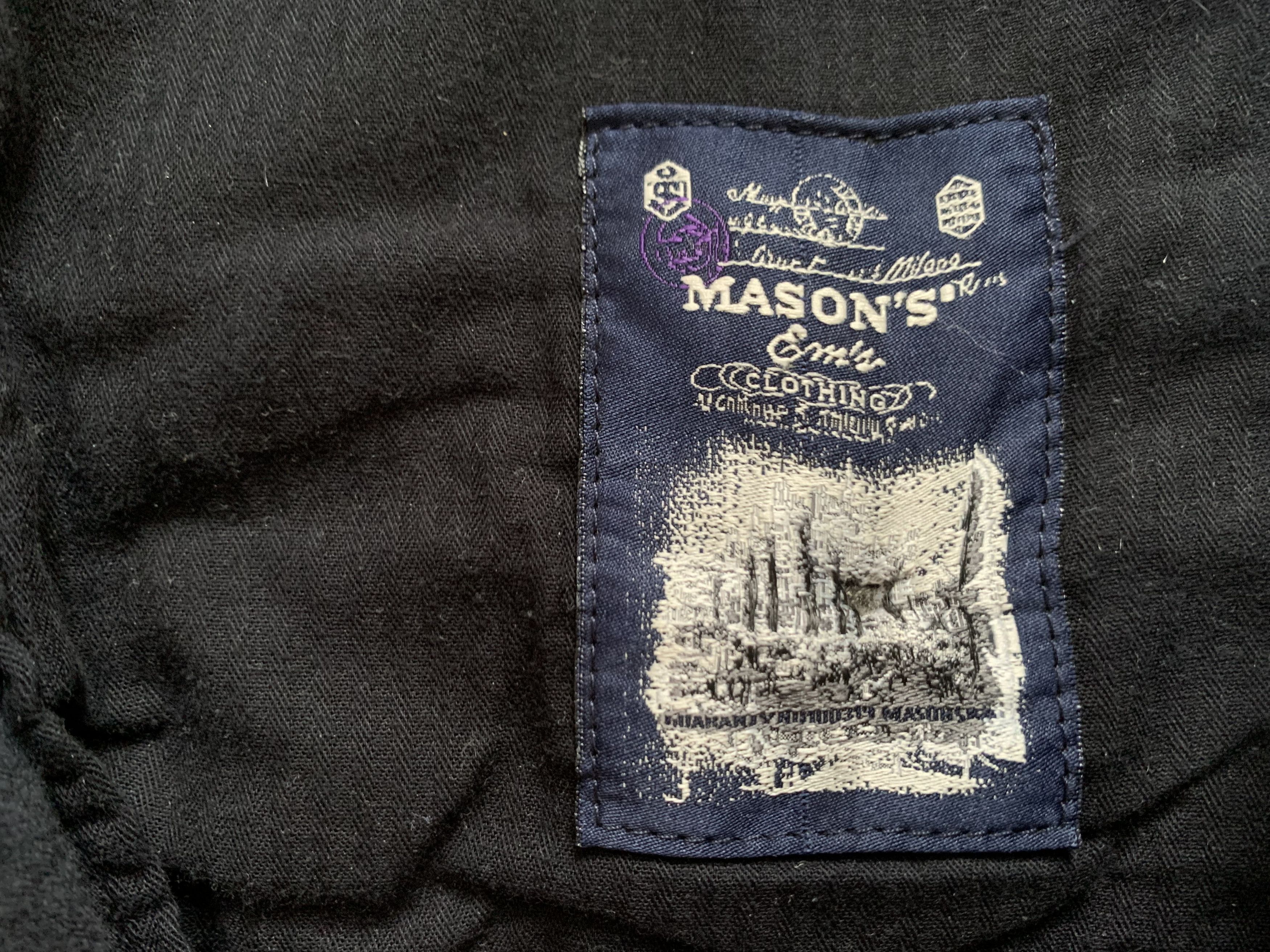 Mason's Masons Milano Blue Cotton Pants Size US 34 / EU 50 - 8 Thumbnail