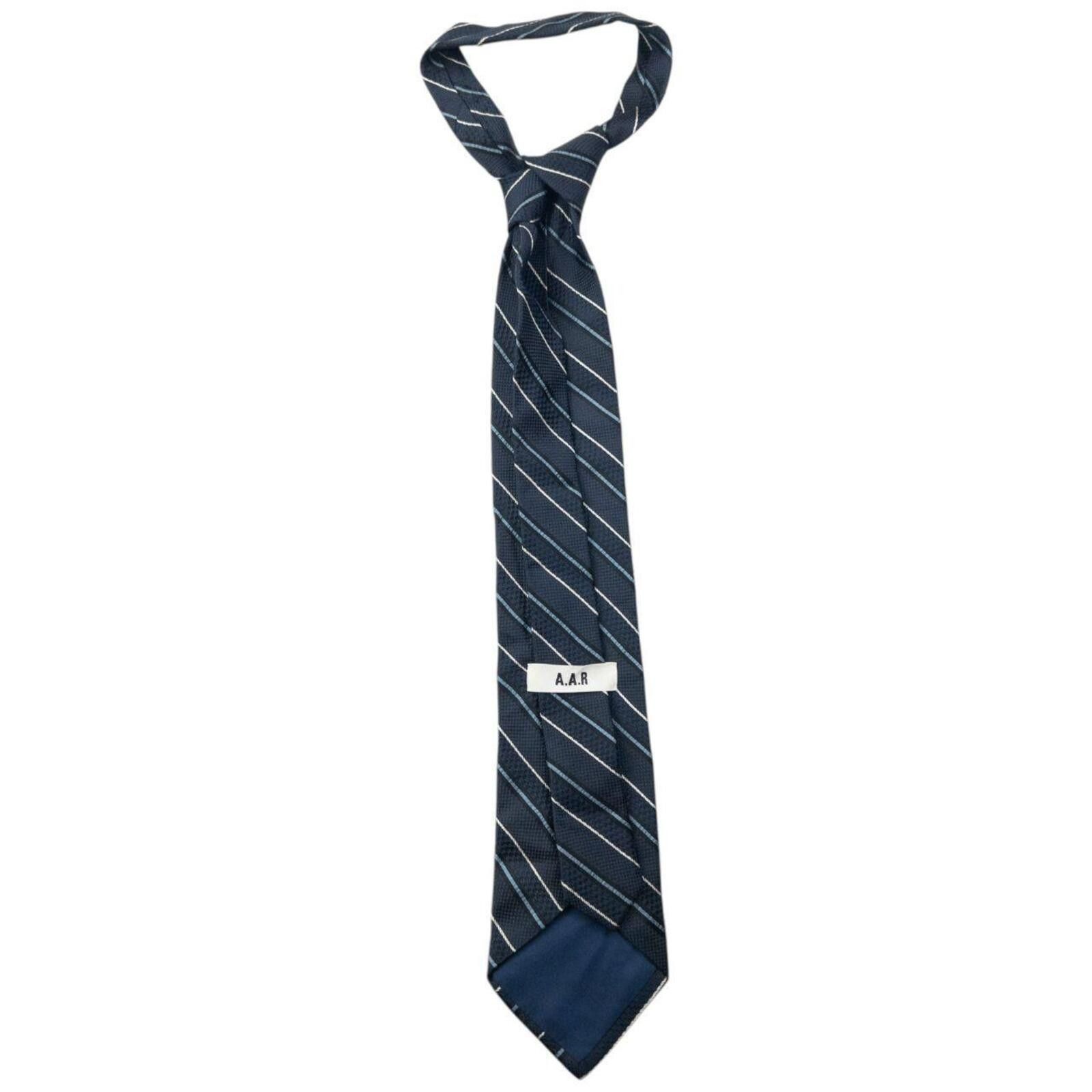 Issey Miyake Vintage 90s Issey Miyake Striped Silk Tie Size ONE SIZE - 2 Thumbnail