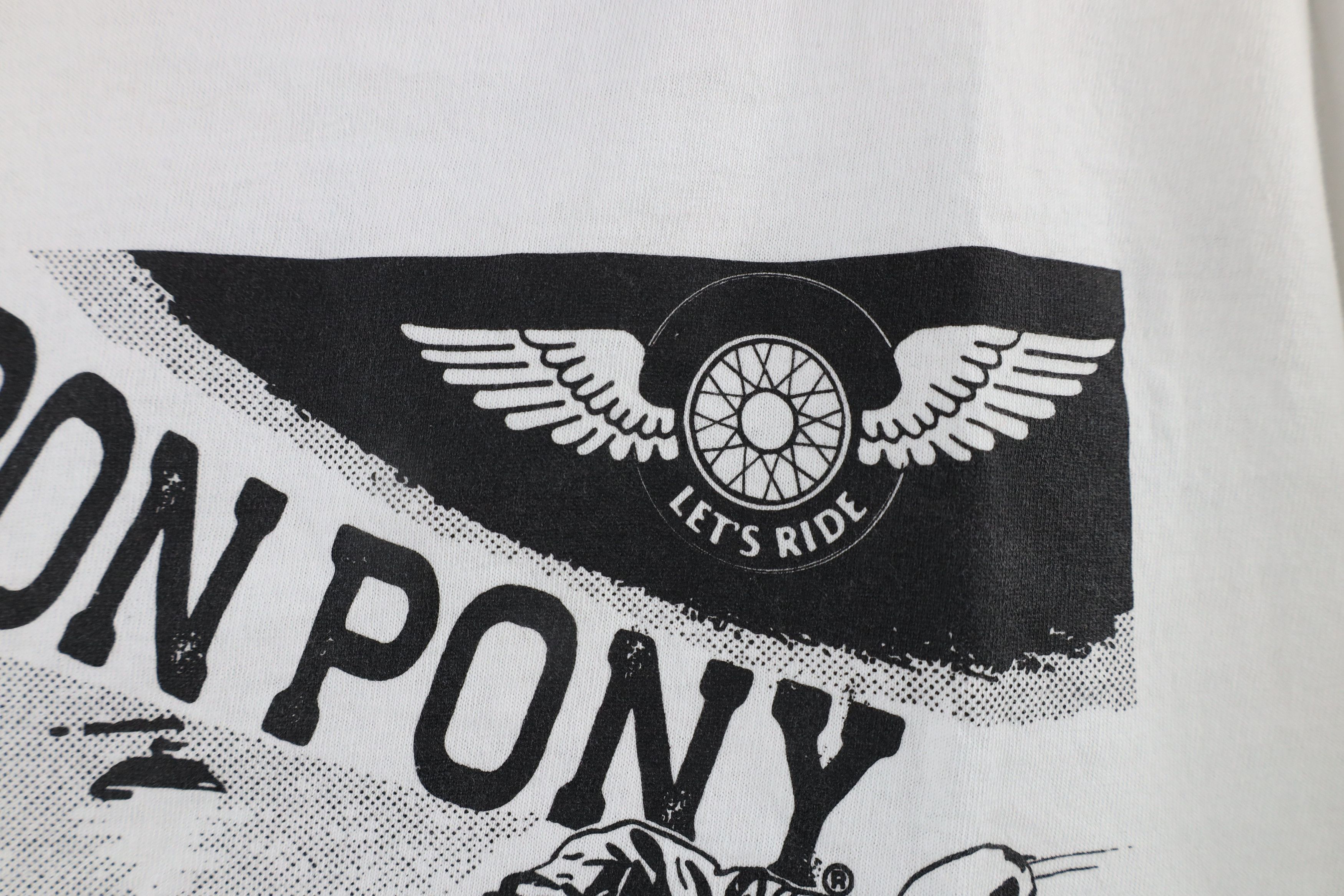 Vintage Vintage Streetwear Out Iron Pony Motorsports Racing T-Shirt Size US M / EU 48-50 / 2 - 5 Thumbnail