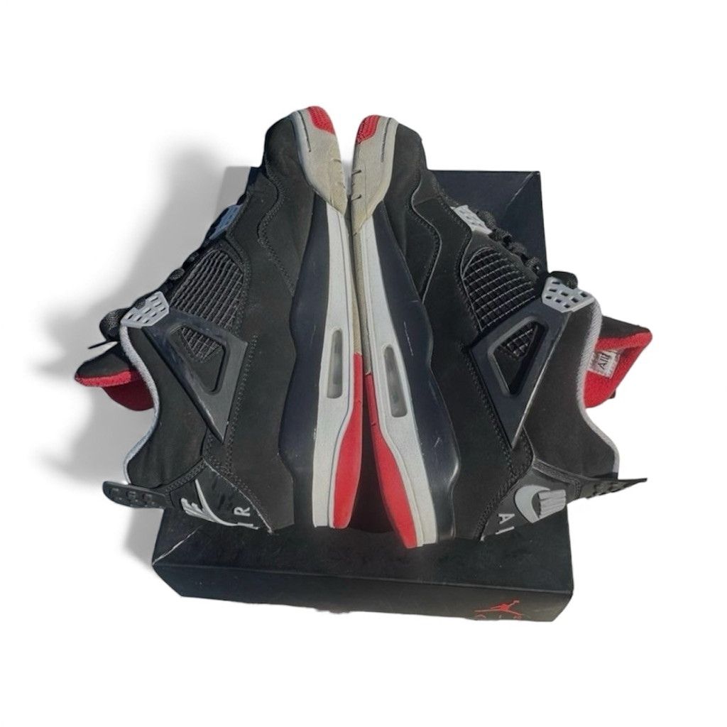 Jordan Brand Nike Air Jordan 4 Retro Bred 4s Size 9 Og all Size US 9 / EU 42 - 6 Thumbnail