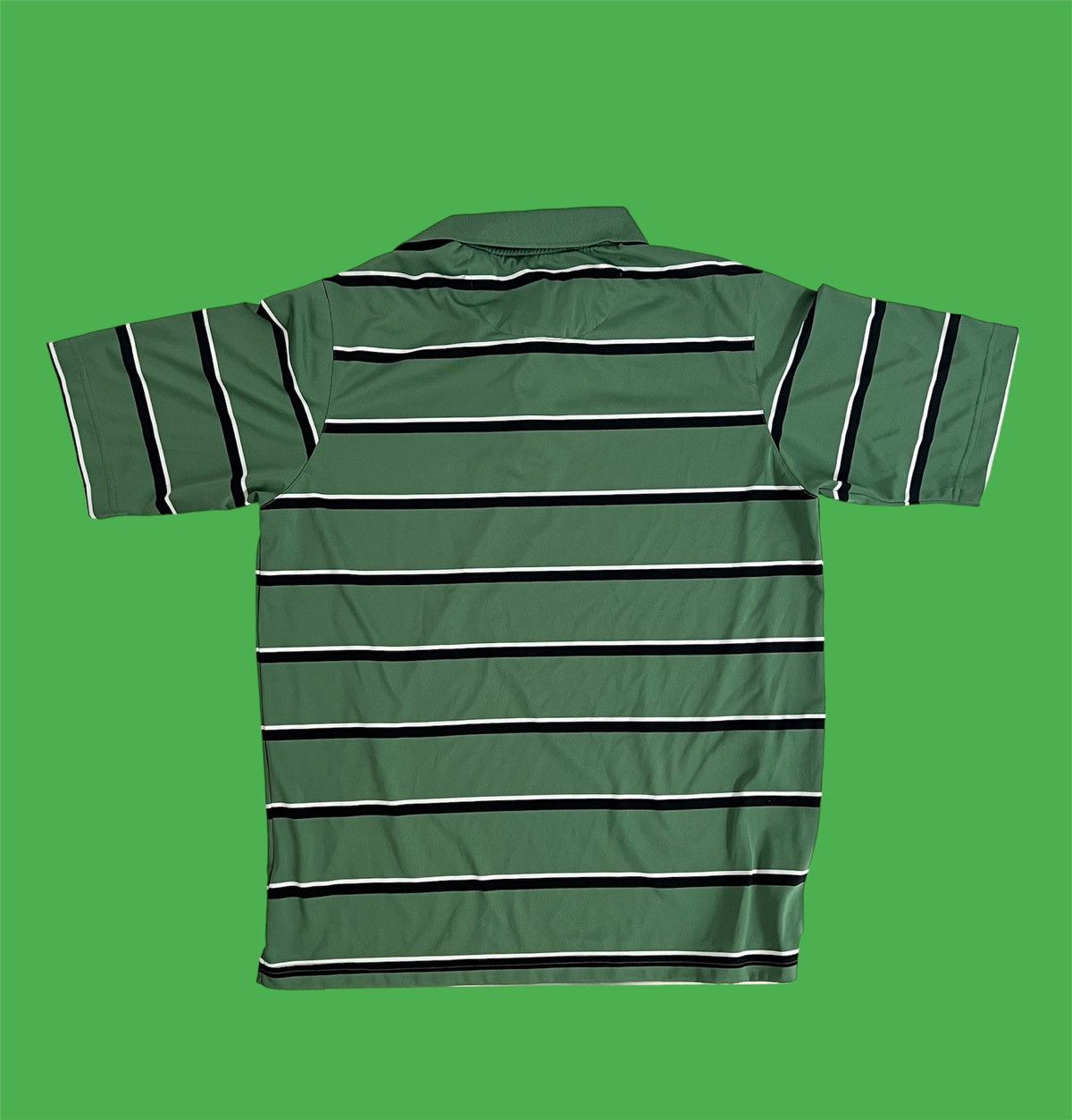 Other Slazenger Vintage Green stripes polos Size US M / EU 48-50 / 2 - 2 Thumbnail