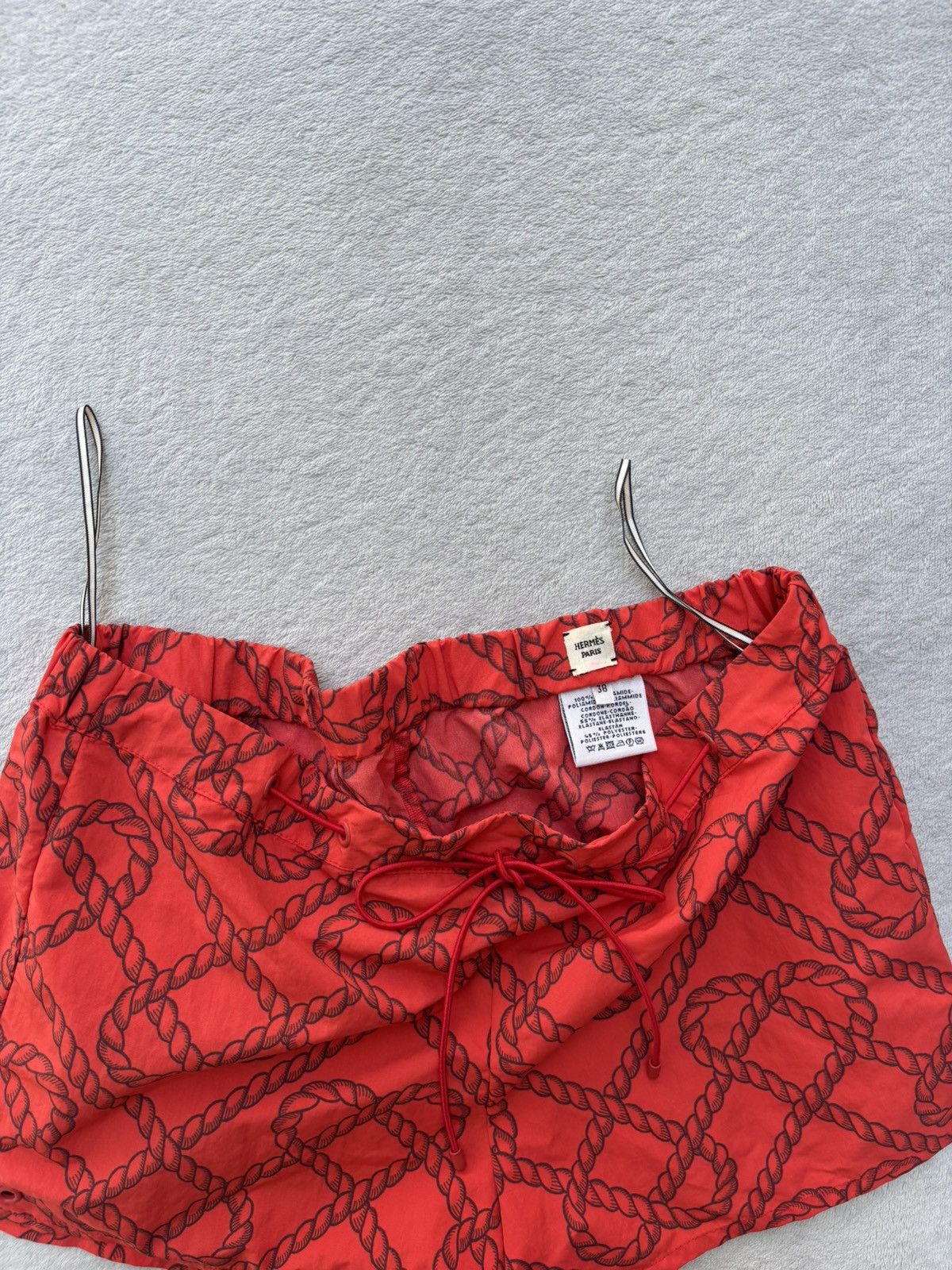 Hermes Hermes by Jean Paul Gaultier Rope Print Shorts Size 27" / US 4 / IT 40 - 12 Thumbnail