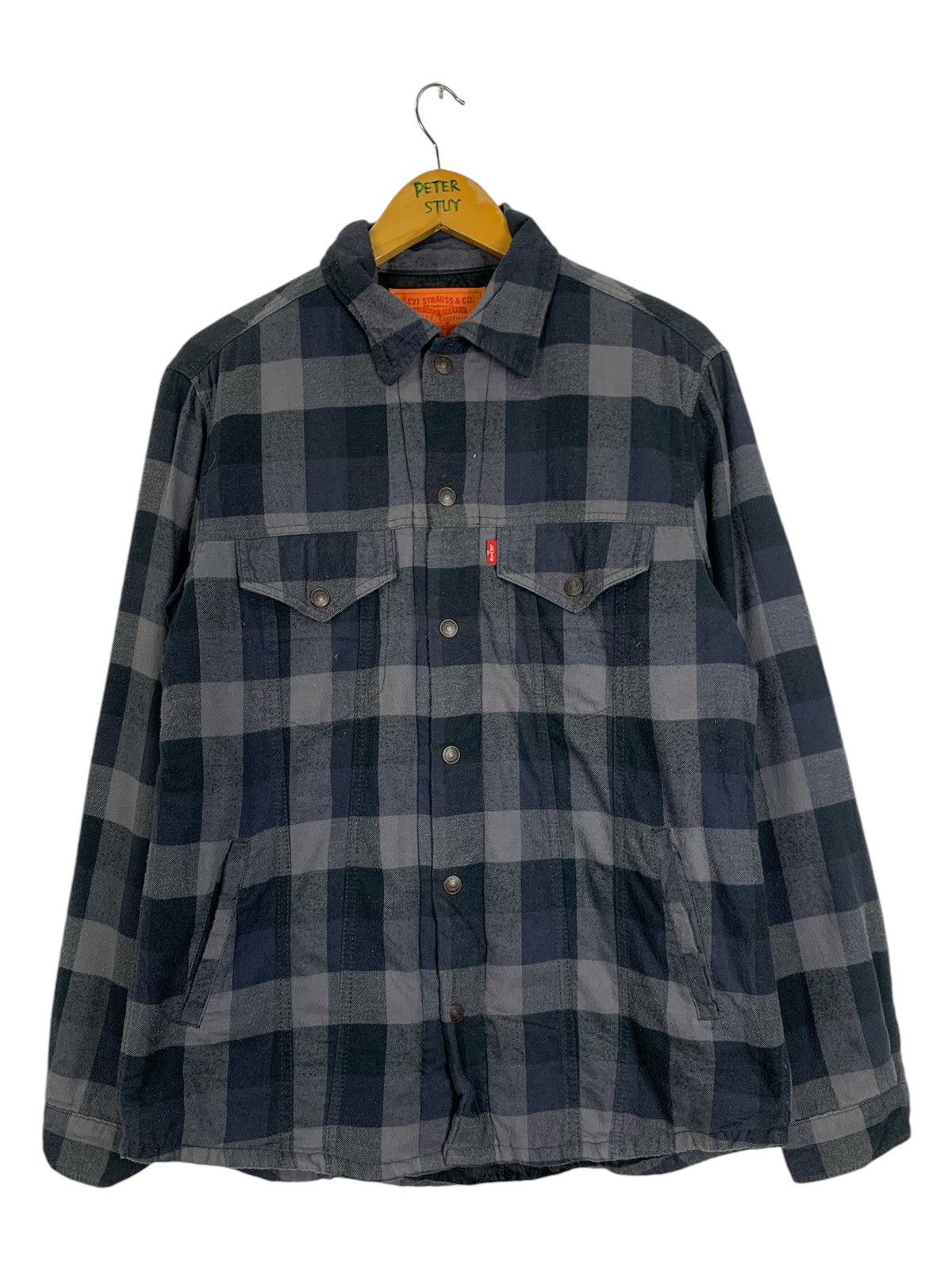 Flannel × Levi's × Vintage Vintage Levis flannel jacket Size US L / EU 52-54 / 3 - 1 Thumbnail