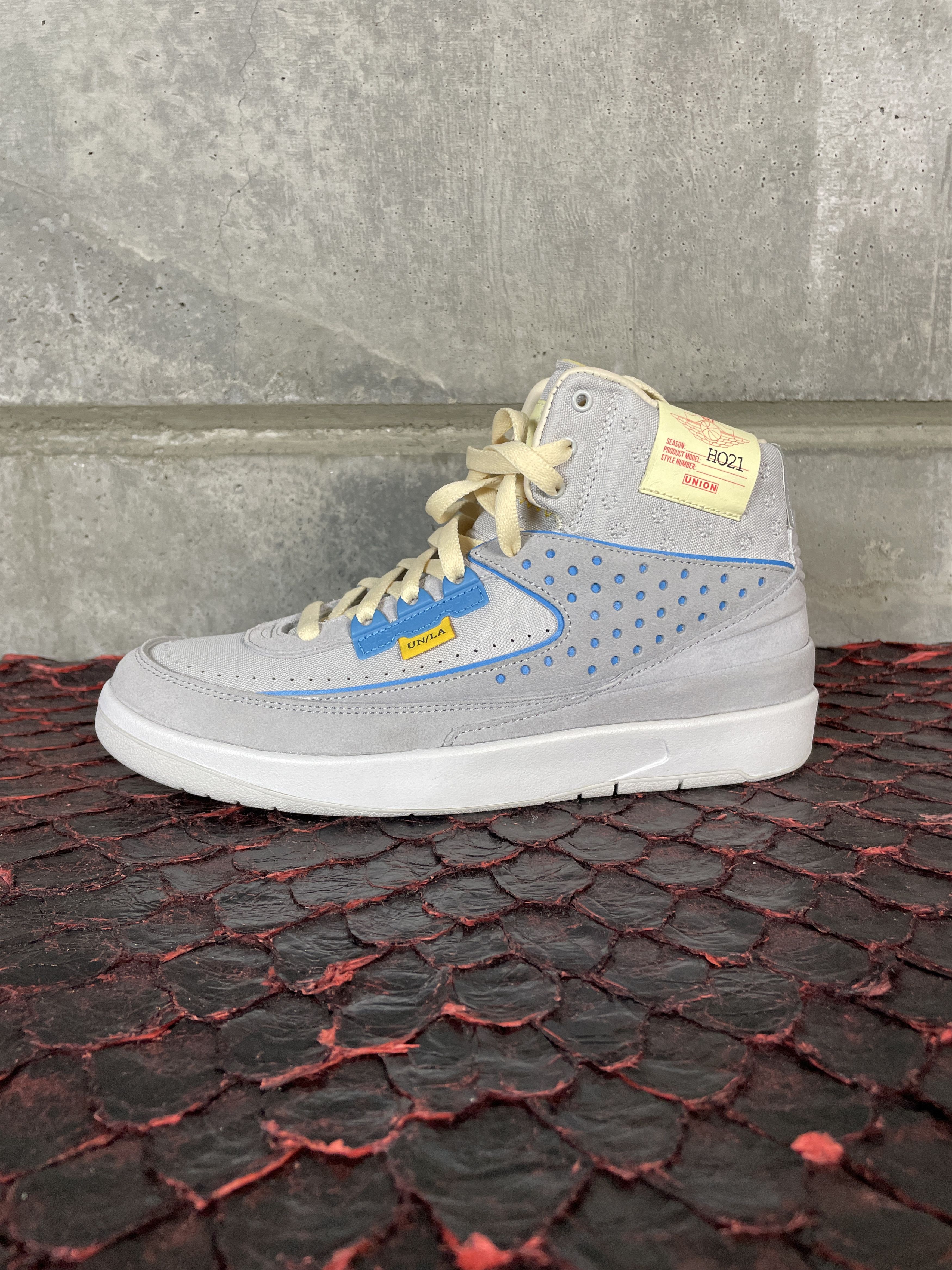 Jordan Brand × Union LA Jordan 2 Retro SP Union Grey Fog PROMO SAMPLE Size US 8 / EU 41 - 5 Thumbnail