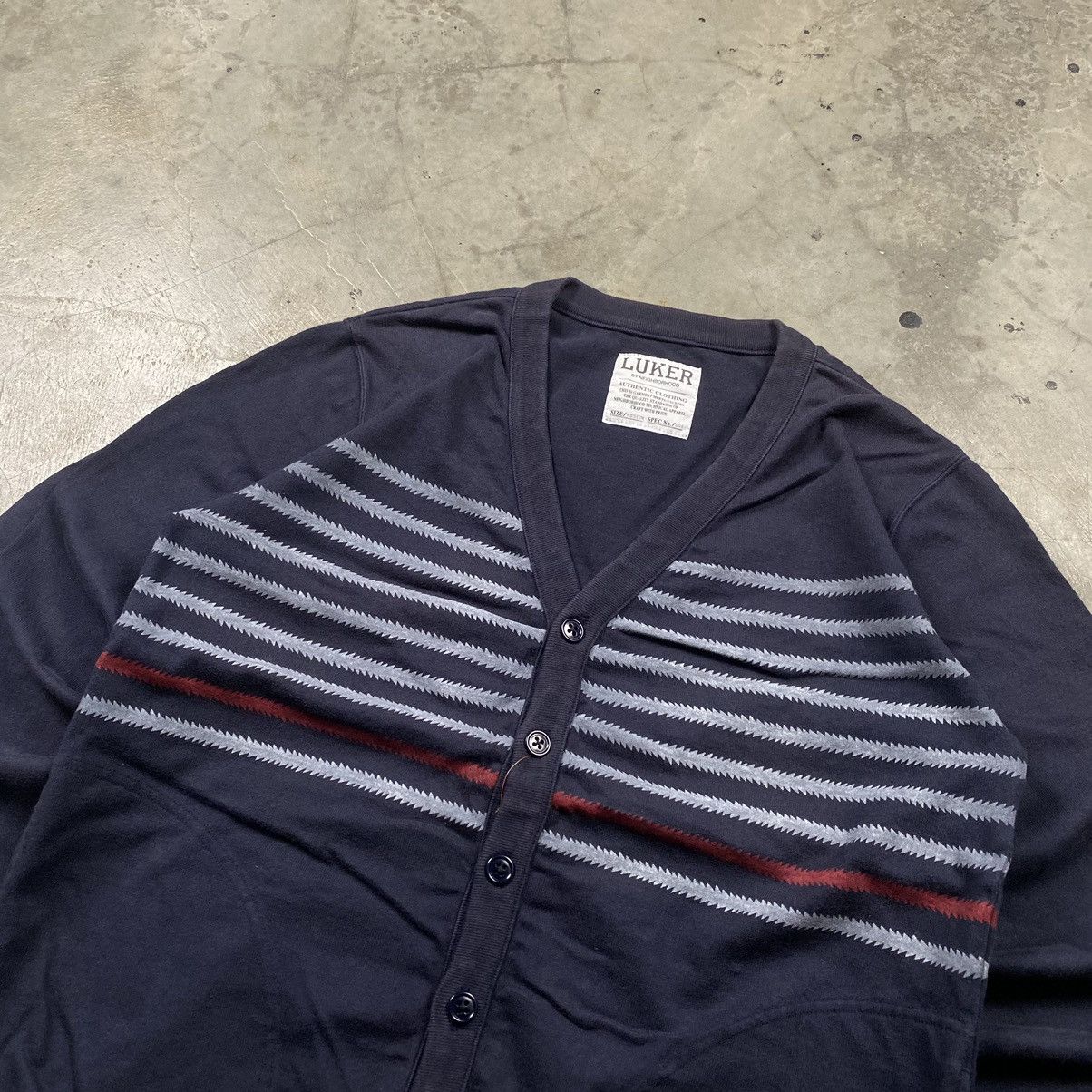Designer × Japanese Brand × Neighborhood Luker by Neighbourhood Navajo Native Cardigan Sweater Size US S / EU 44-46 / 1 - 4 Thumbnail