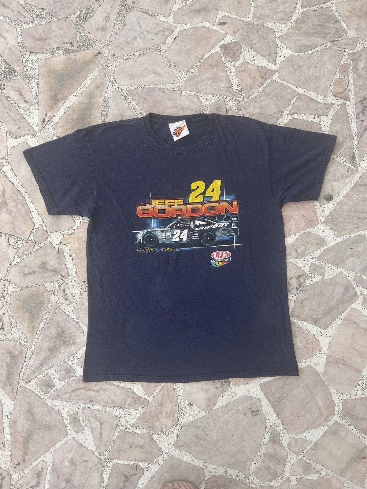 NASCAR Jeff gordon vintage chevrolet nascar blue Size US L / EU 52-54 / 3 - 2 Thumbnail