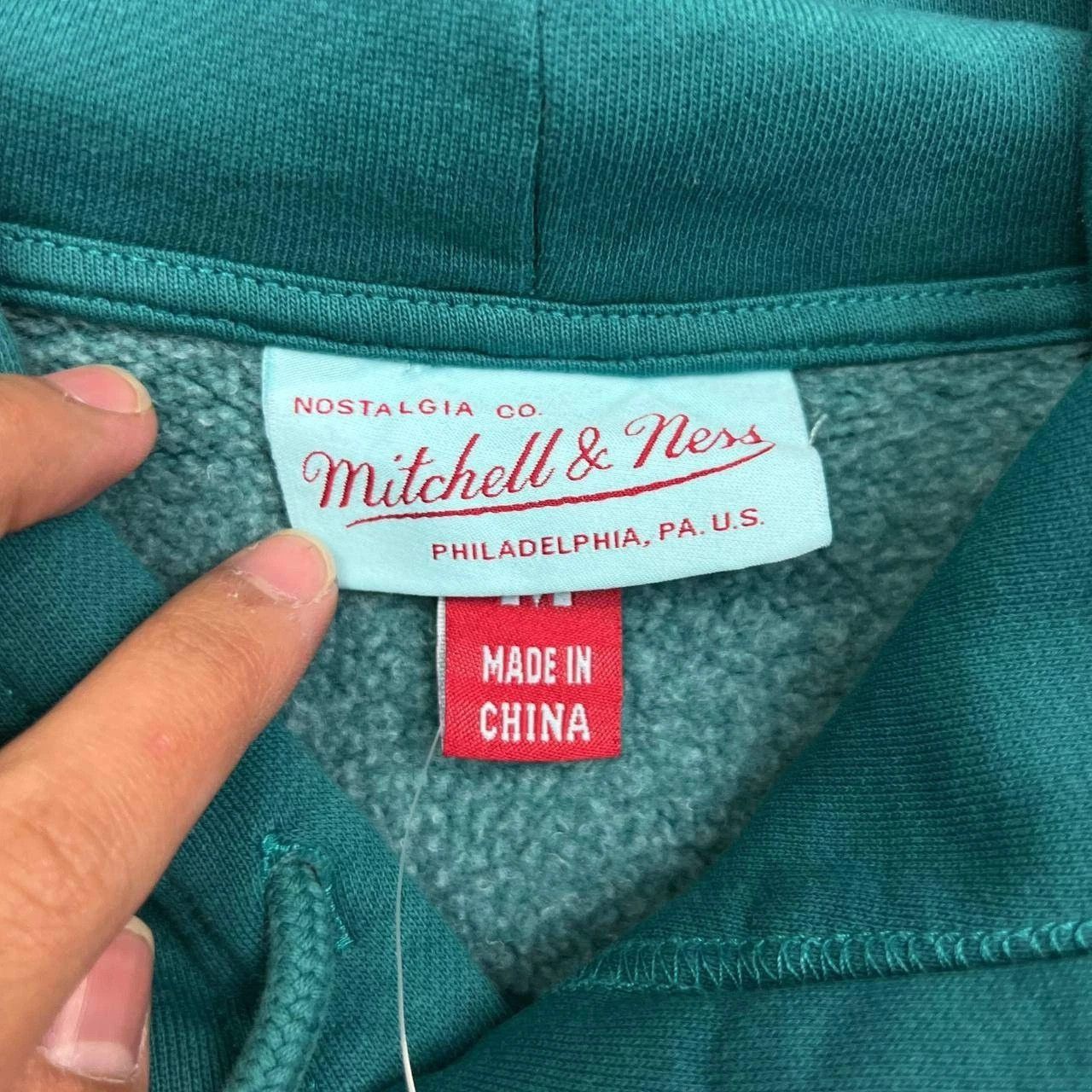 Mitchell & Ness Miami Dolphins Hoodie Men NFL Long Sleeve Pullover New M Size US M / EU 48-50 / 2 - 2 Thumbnail