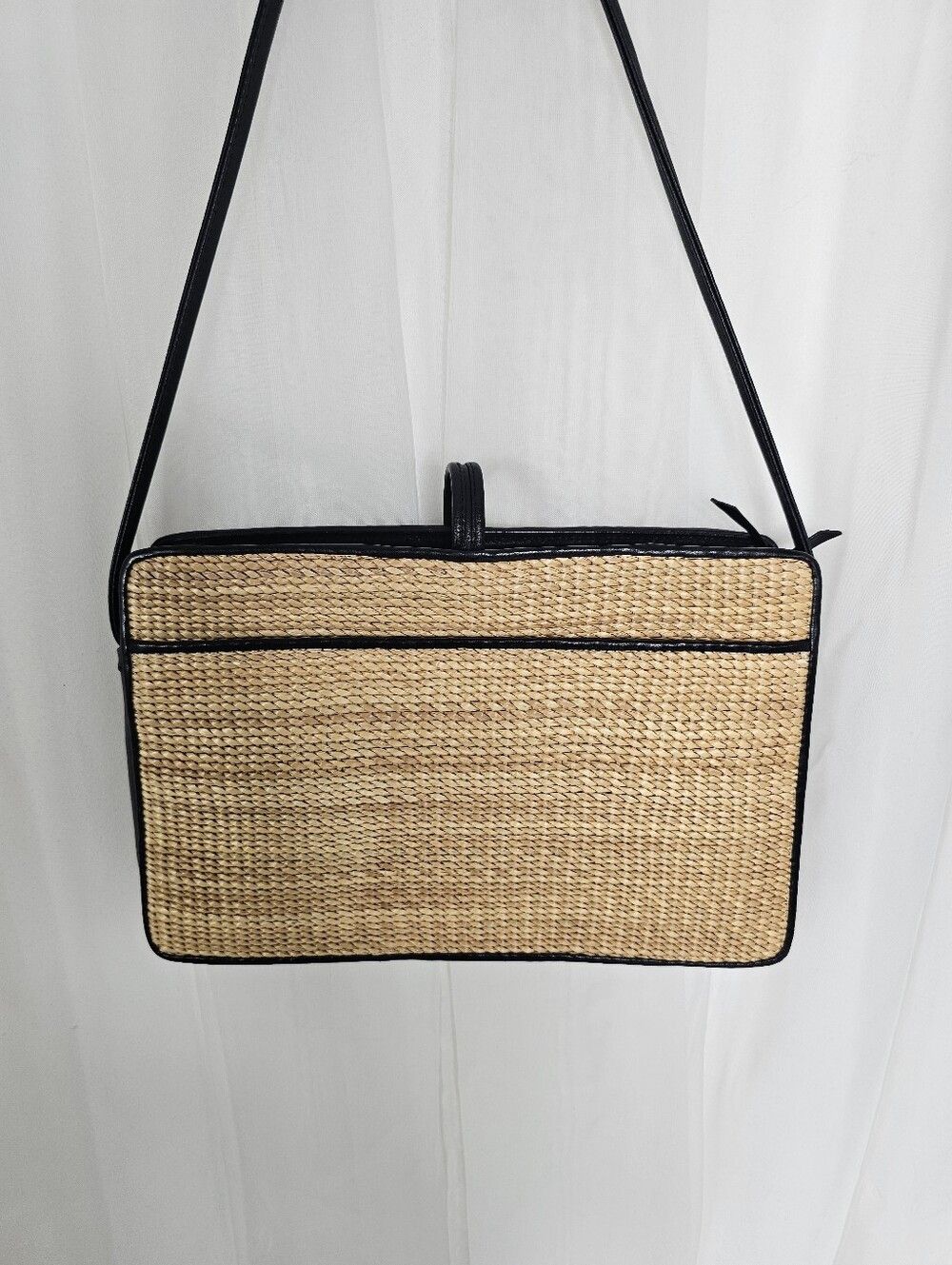 Other Dokkim Tatami Straw & Leather Shoulder Bag Rare Vintage Size ONE SIZE - 5 Thumbnail