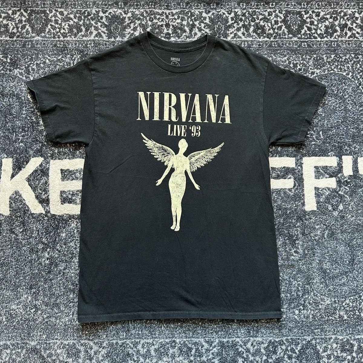 Nirvana Vintage Nirvana Live ‘93 Tour Angel Graphic Tee Medium Size US M / EU 48-50 / 2 - 1 Thumbnail
