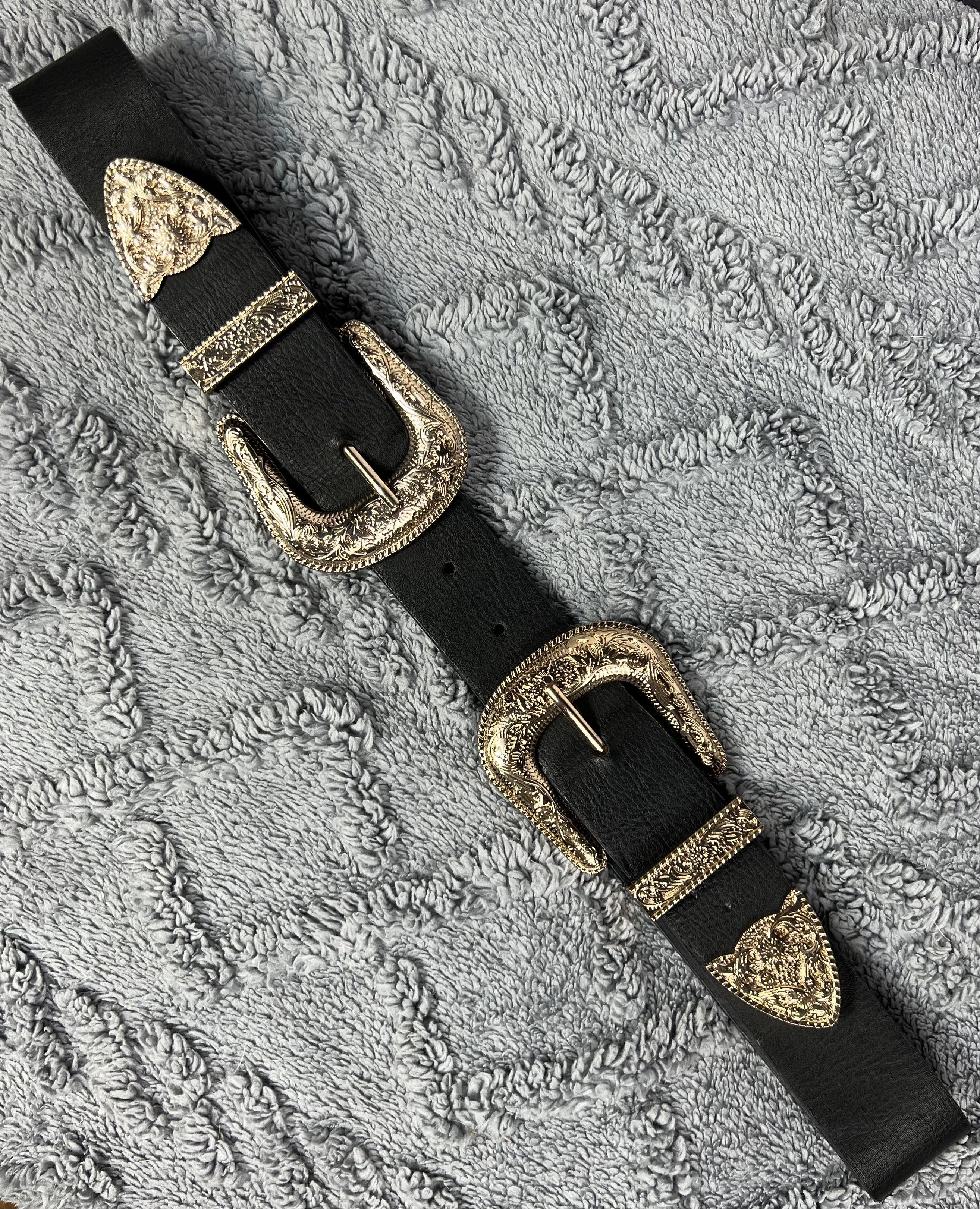 Hysteric Glamour × If Six Was Nine Double Buckle belt B.B. Simons styled belt Size ONE SIZE - 2 Thumbnail