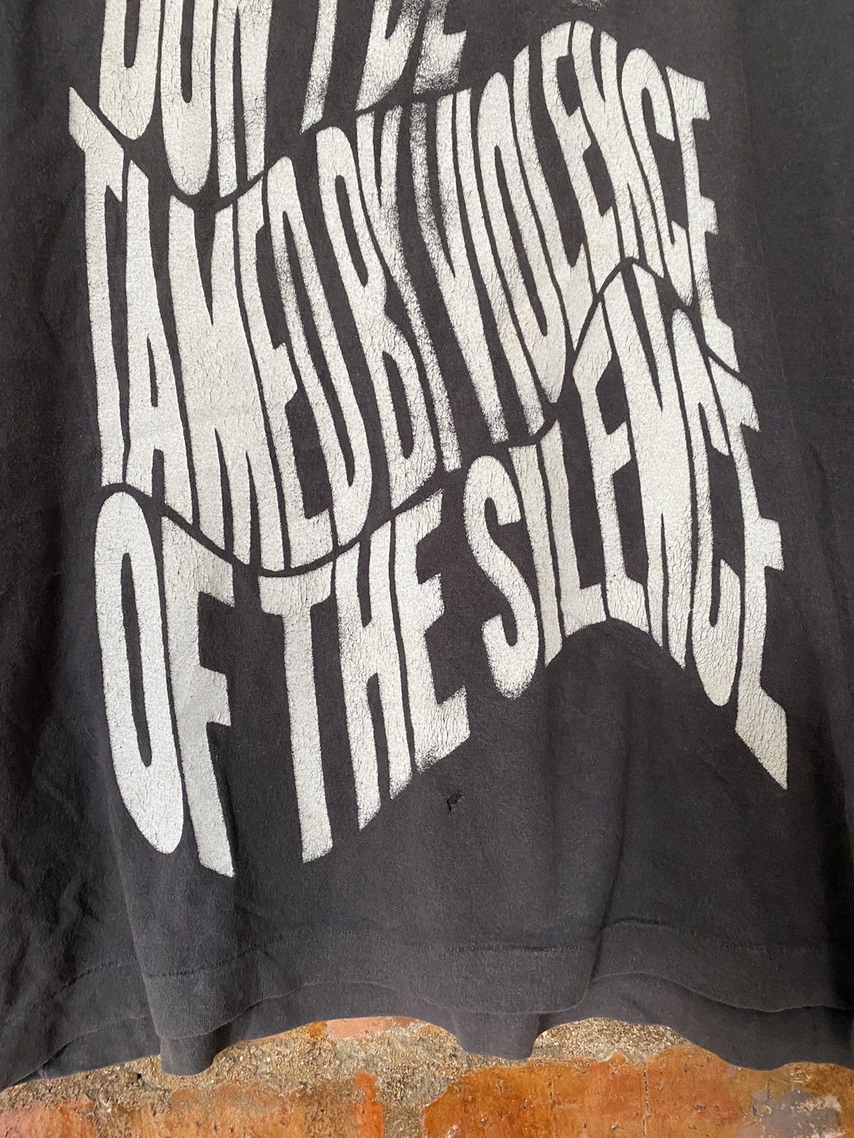 20471120 × Hysteric Glamour × Japanese Brand 1990s RNA Japan Girl Smoking and poem Anarchy tee Size M / US 6-8 / IT 42-44 - 11 Thumbnail