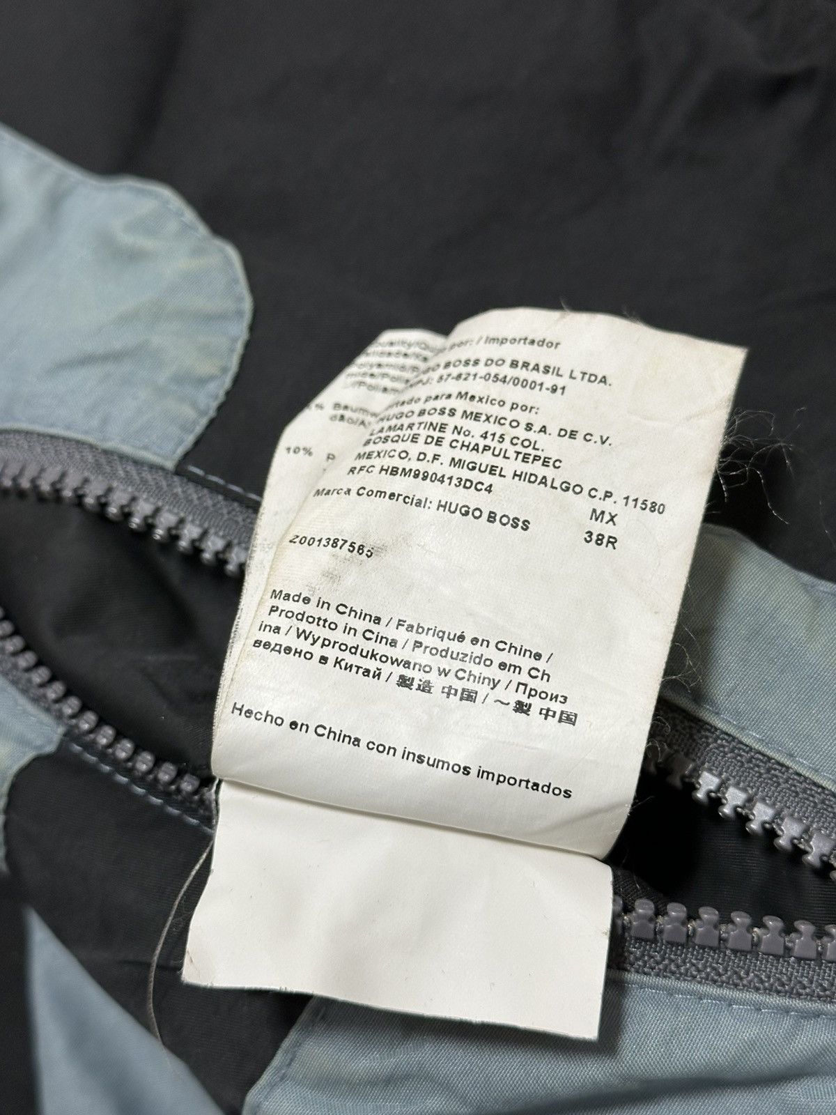 Hugo Boss Hugo Boss Orange Men’s Jacket Size M Black Bomber Size US M / EU 48-50 / 2 - 12 Thumbnail